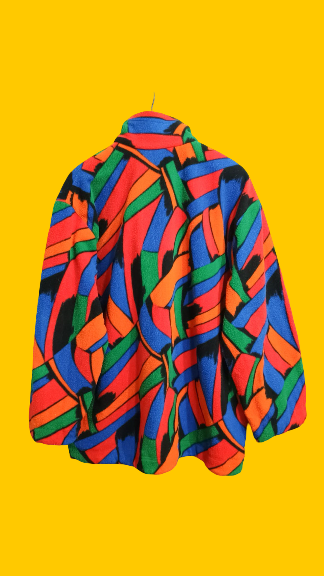 Sweatshirt Vintage Multicolor A Fantasia Anni 90 Unisex Size XL
