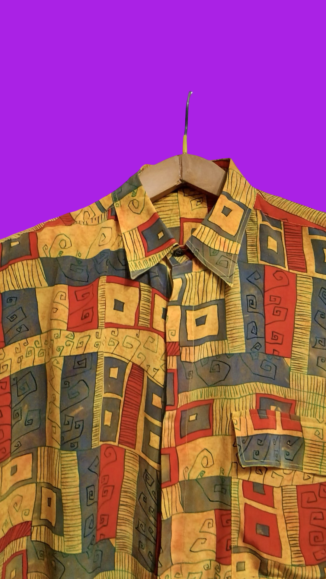 Vintage Multicolor Fantasy 90's Shirt Unisex Size M