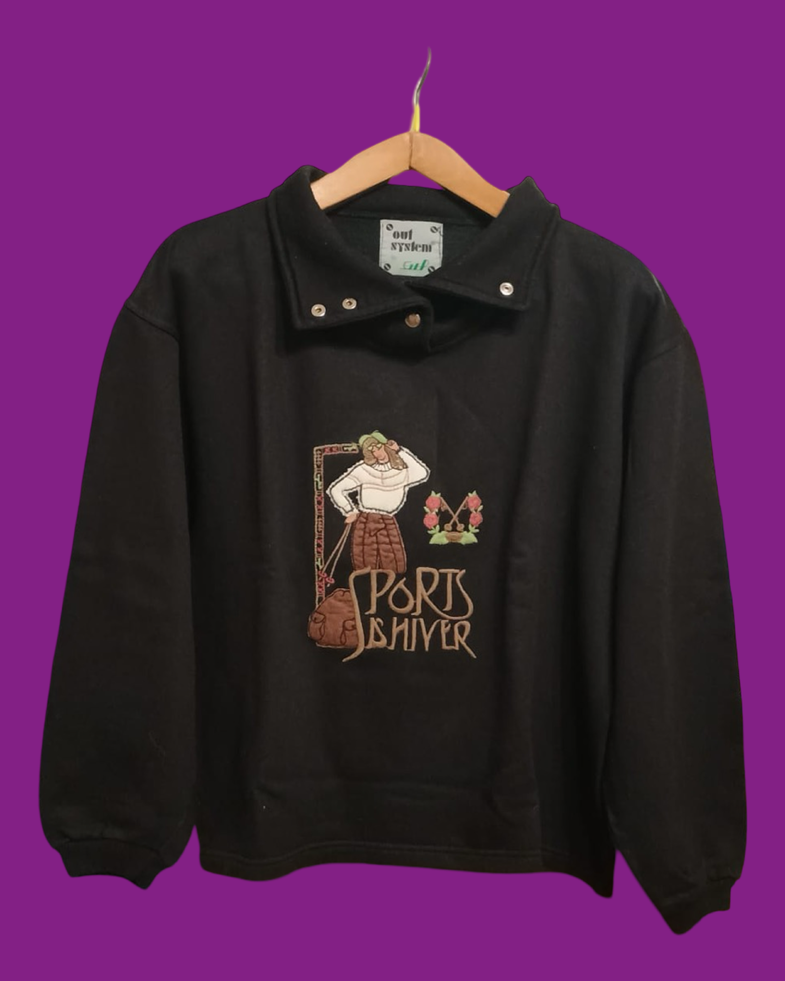 Vintage Multicolor Fantasy 90's Sweatshirt Unisex Size M