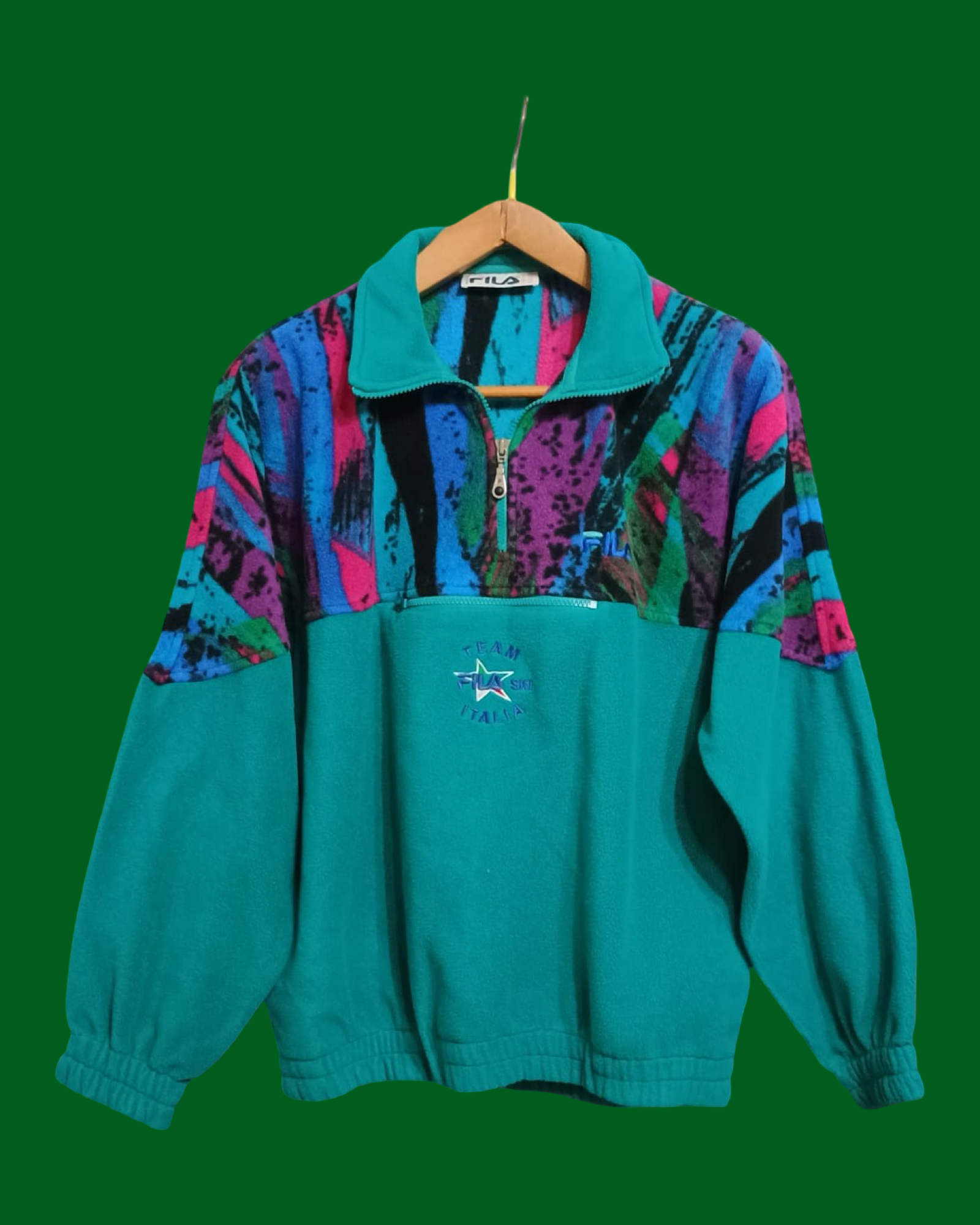 Vintage Multicolor Fantasy 90's Fila Fleece Unisex Size L