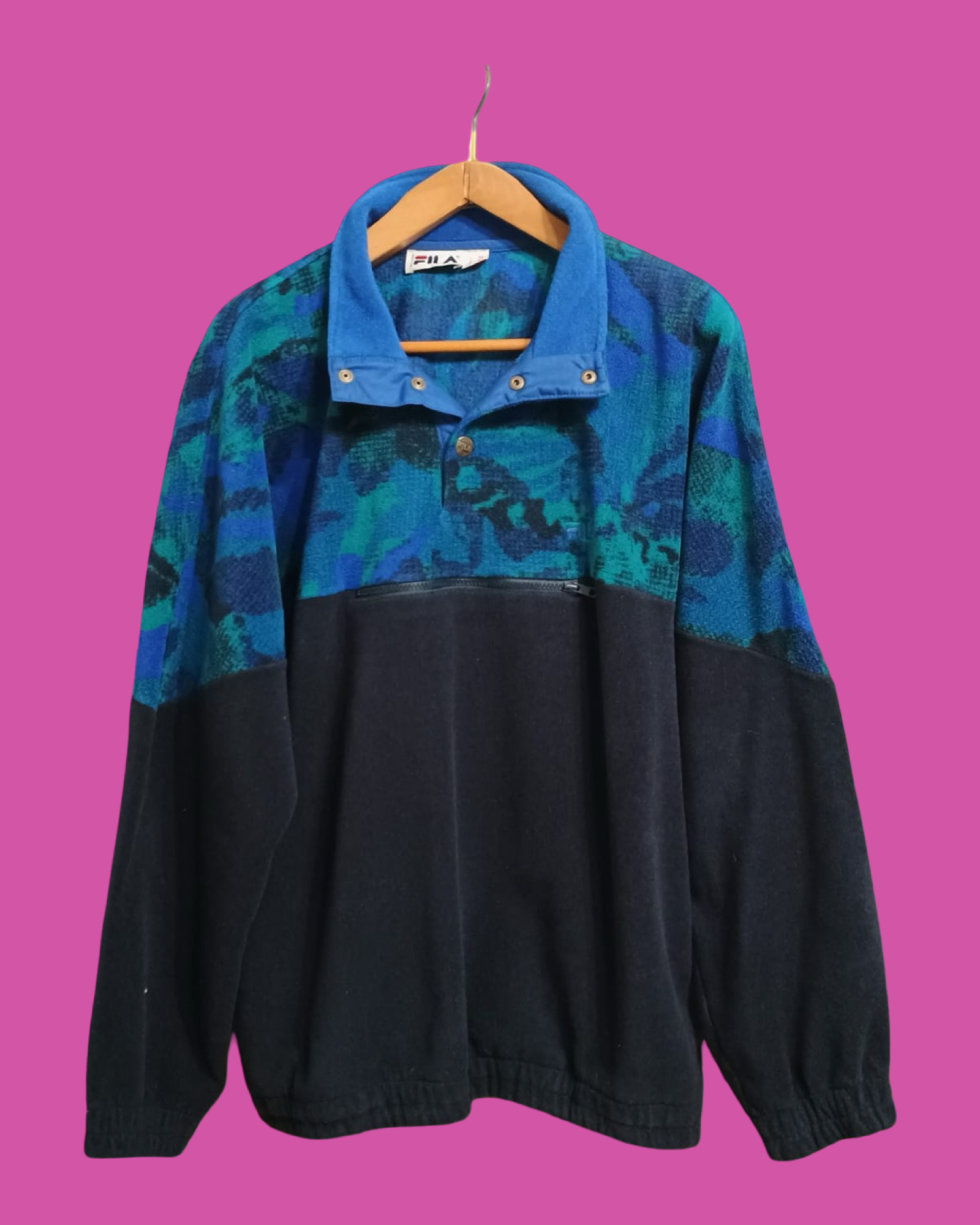 Vintage Multicolor Fantasy 90's Fila Fleece Unisex Size XL