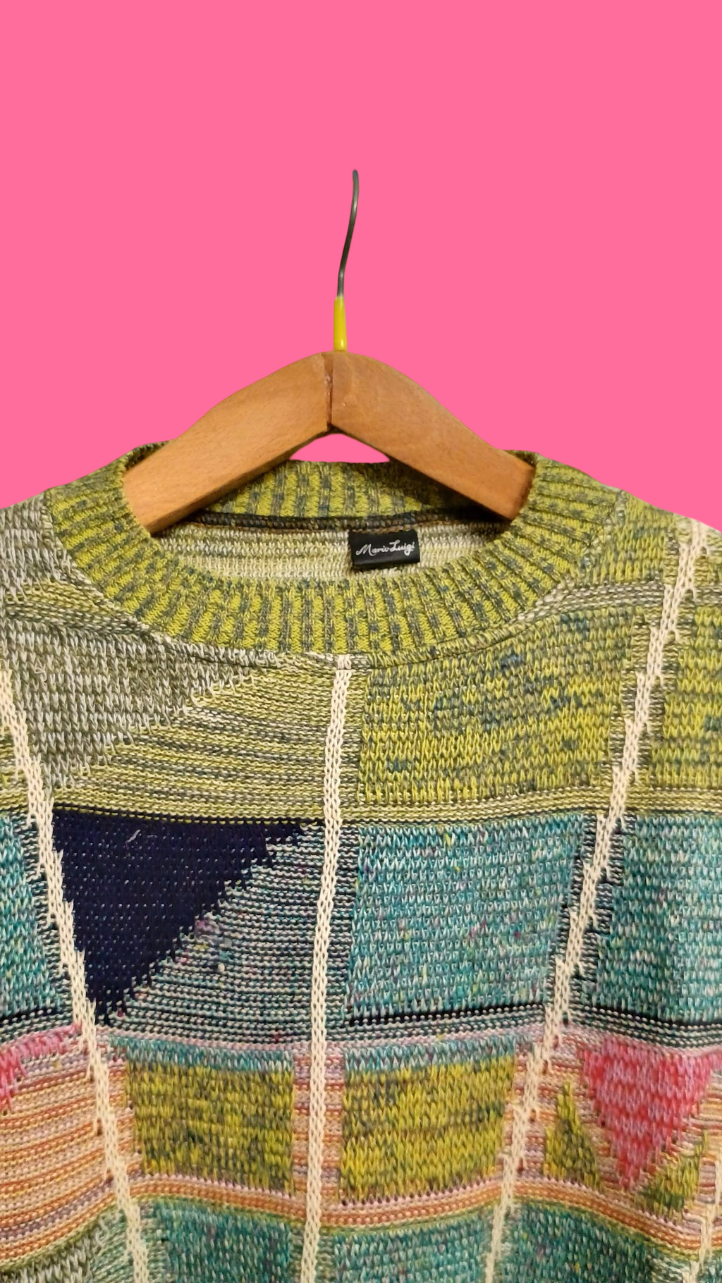 Vintage Multicolor Fantasy 90's Sweater Unisex Size XL