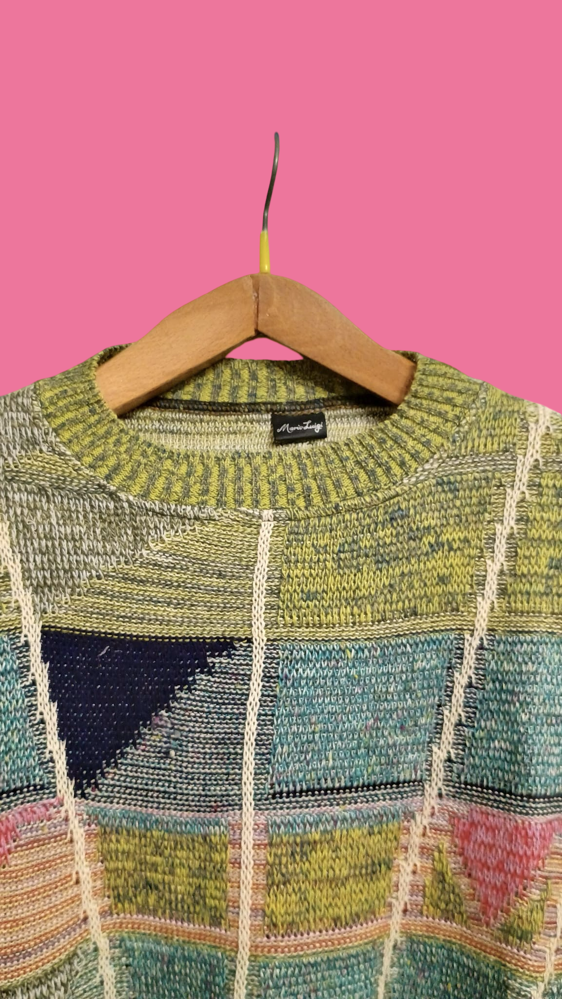 Vintage Multicolor Fantasy 90's Sweater Unisex Size XL