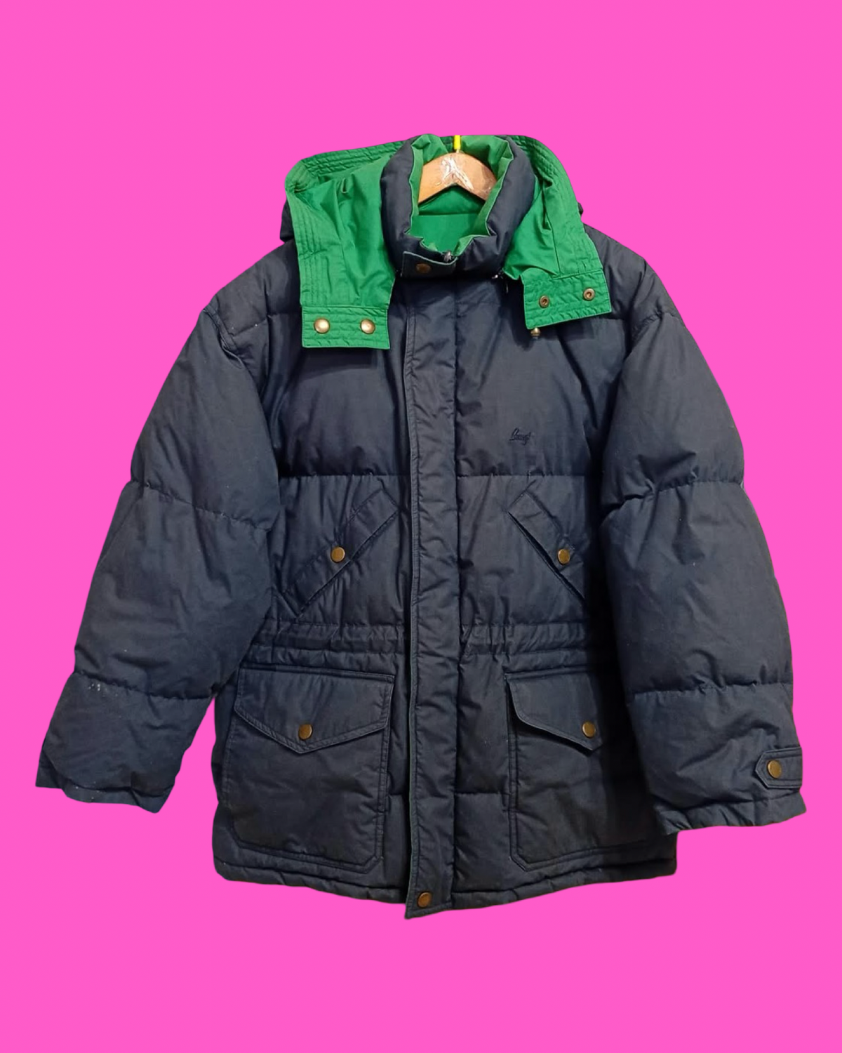 Vintage Multicolor Fantasy 90's Double Face Snow Jacket Unisex Size L