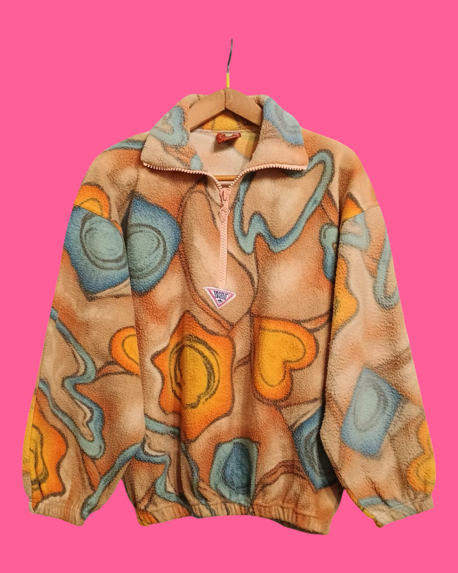 Vintage Multicolor Fantasy 90's Esselle Fleece Unisex Size L