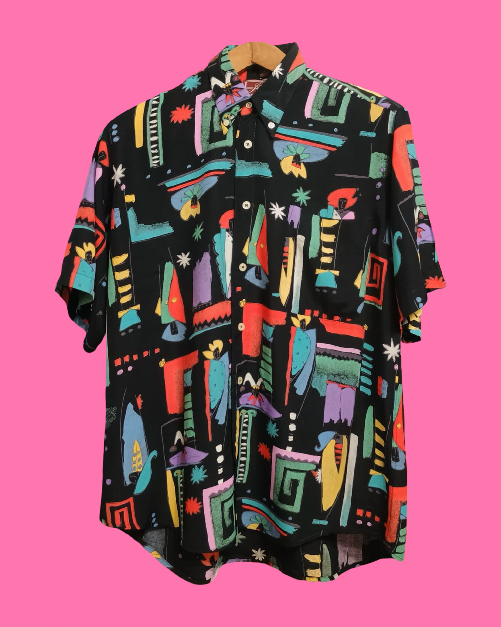 Vintage Multicolor Fantasy 90's Shirt Unisex Size M