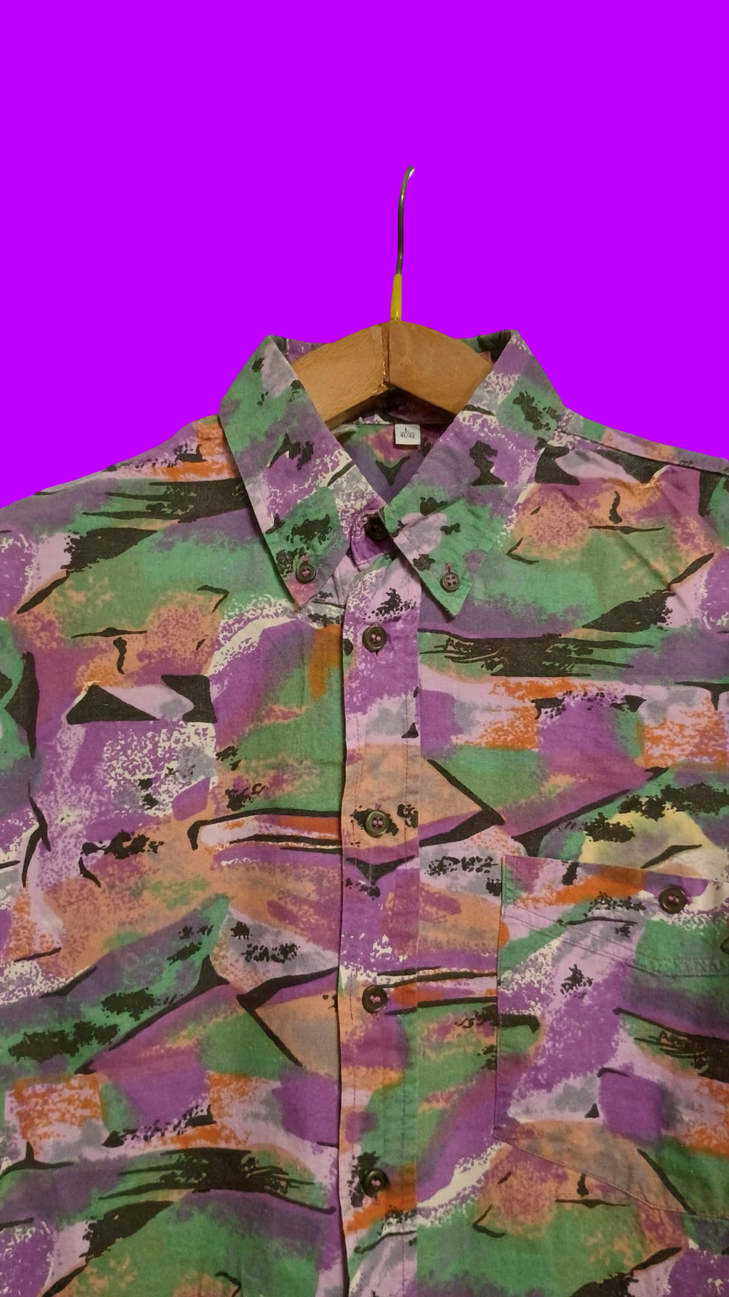 Vintage Multicolor Fantasy 90's Shirt Unisex Size L