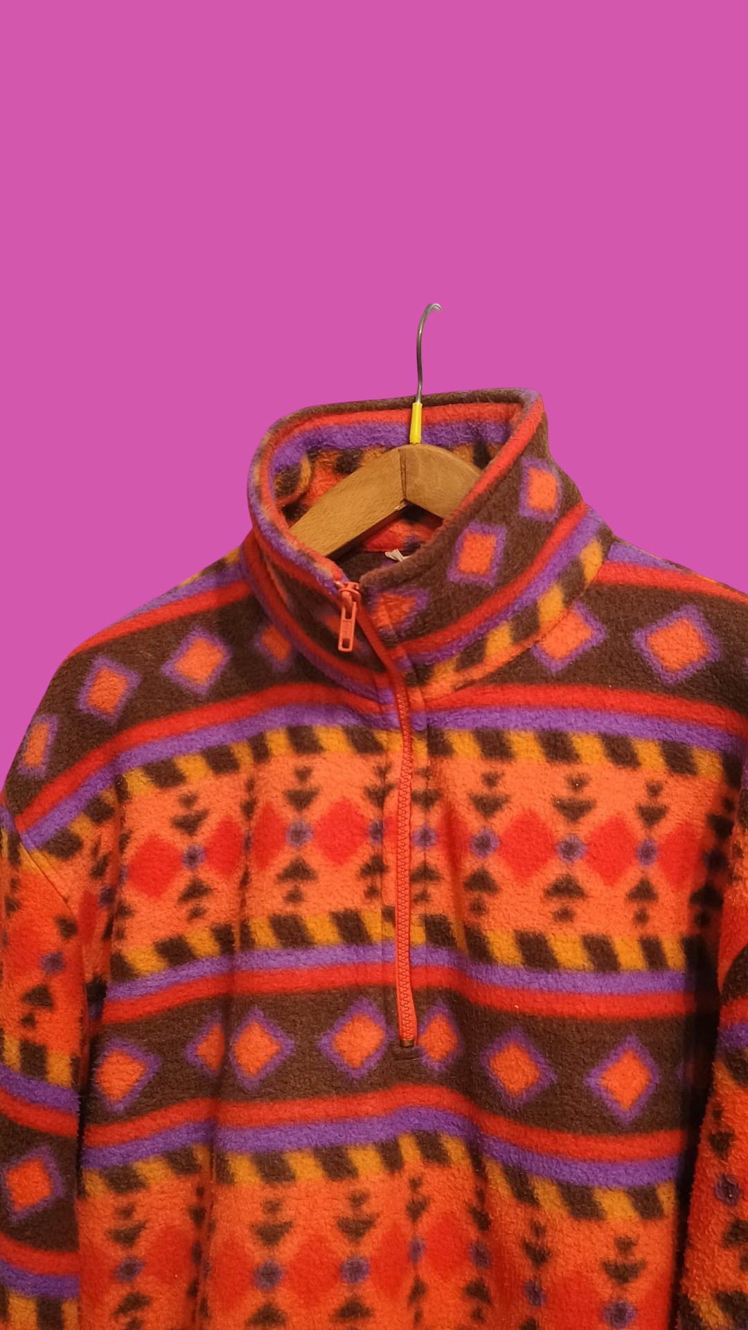 Vintage Multicolor Fantasy 90's Fleece Unisex Size XL