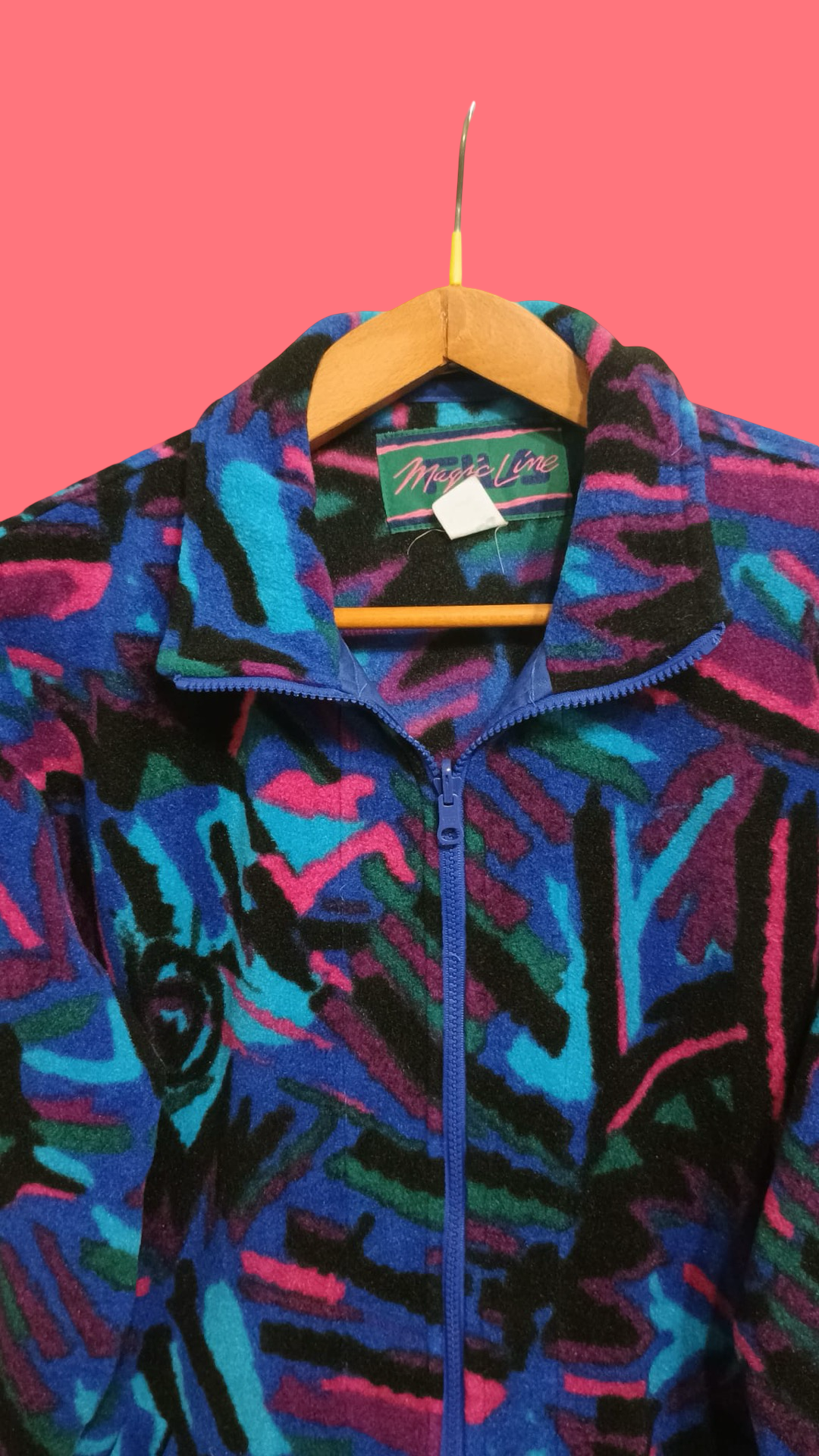 Vintage Multicolor Fantasy 90's Fila Sweatshirt Unisex Size L