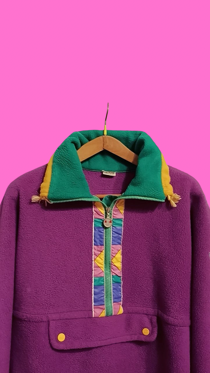 Vintage Multicolor Fantasy 90's Ellesse Fleece Unisex Size L