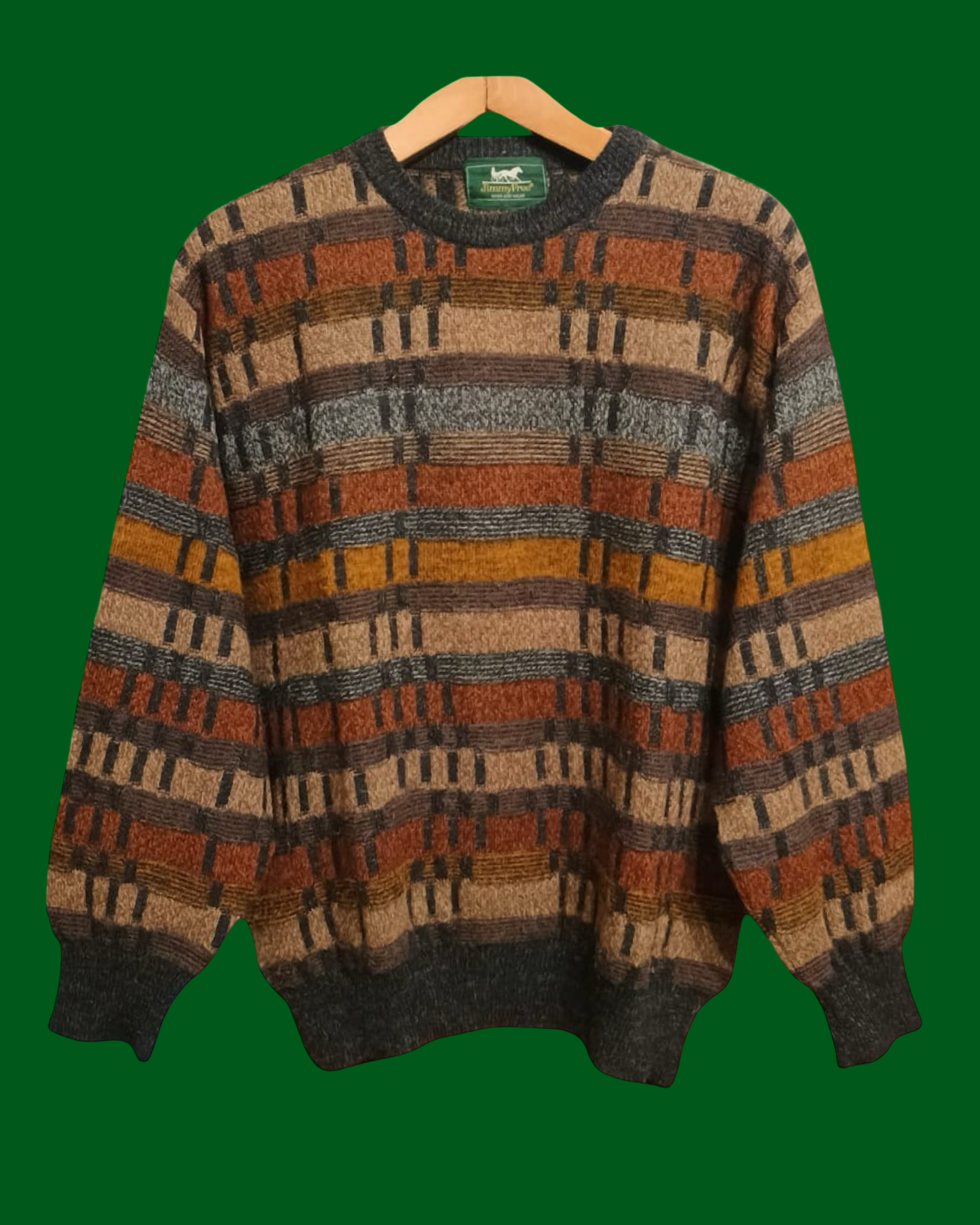 Vintage Multicolor Fantasy 90's Sweater Unisex Size M