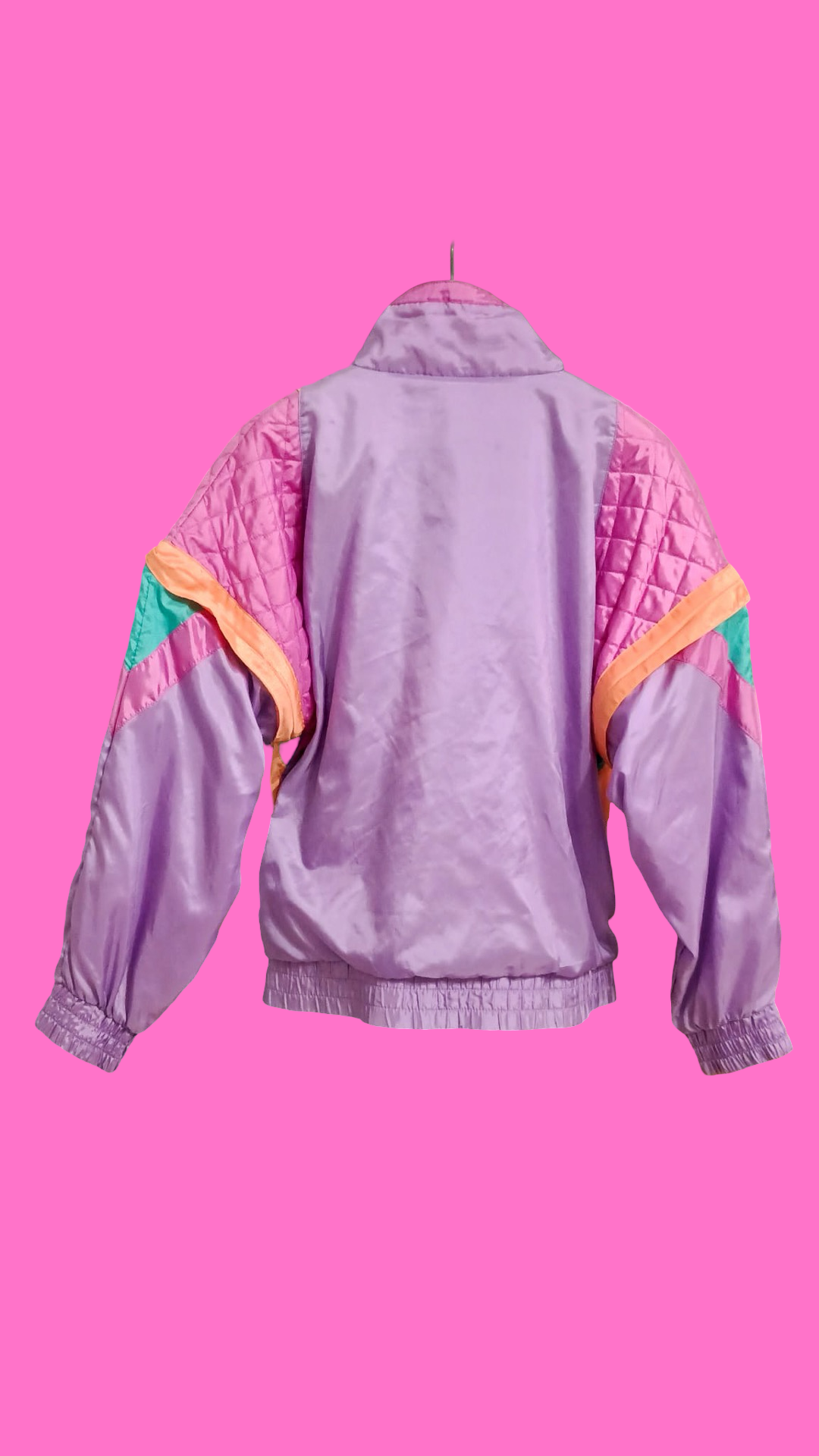 Soft Jacket Vintage Multicolor A Fantasia Anni 90 Woman Size L