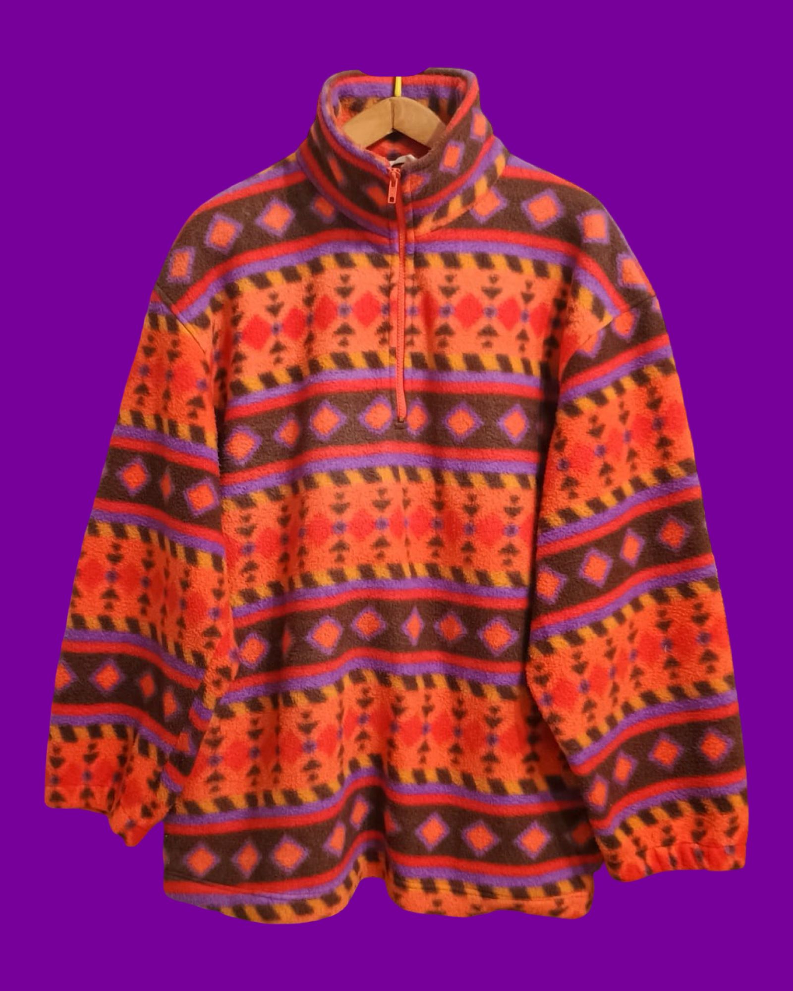 Vintage Multicolor Fantasy 90's Fleece Unisex Size XL