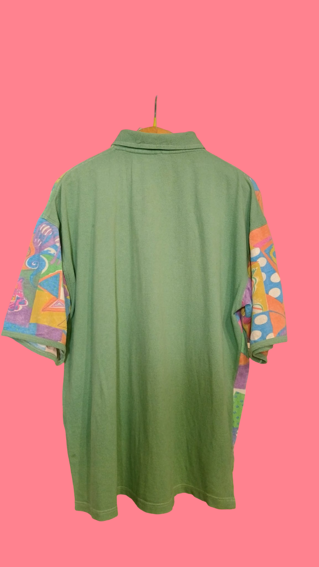 Vintage Multicolor Fantasy 90's Polo Unisex Size XL