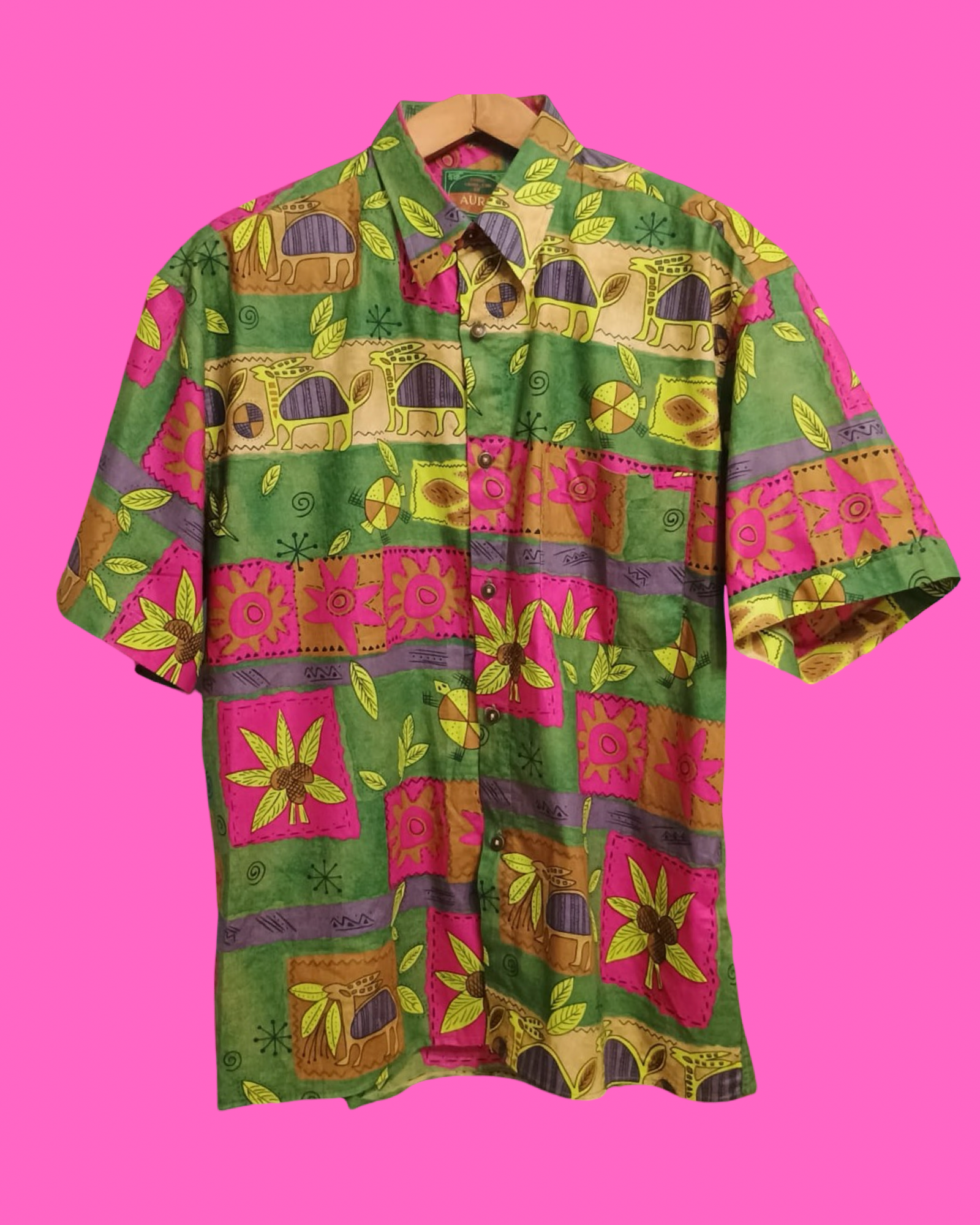 Vintage Multicolor Fantasy 90's Shirt Unisex Size M