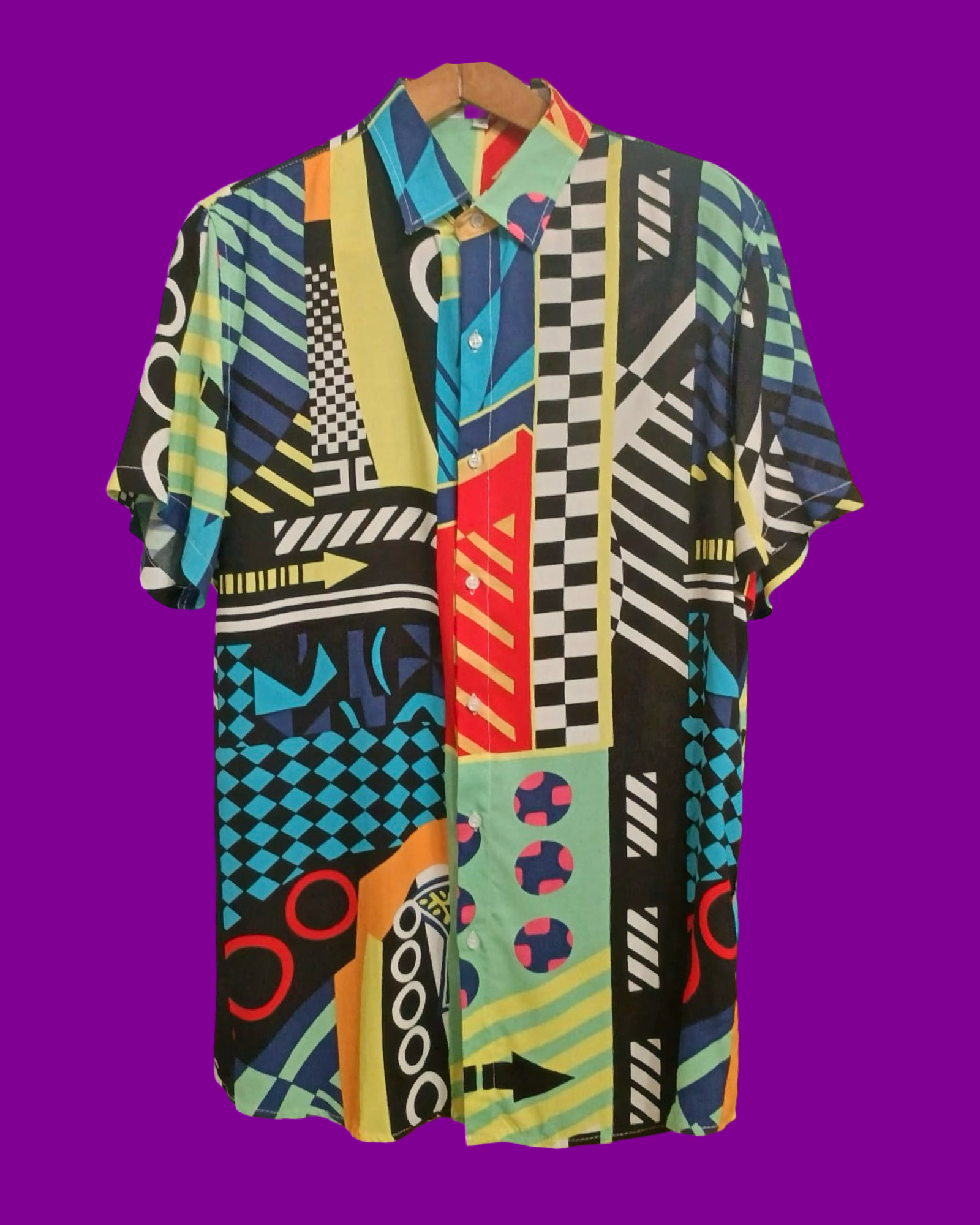 Vintage Multicolor Fantasy 90's Shirt Unisex Size XL