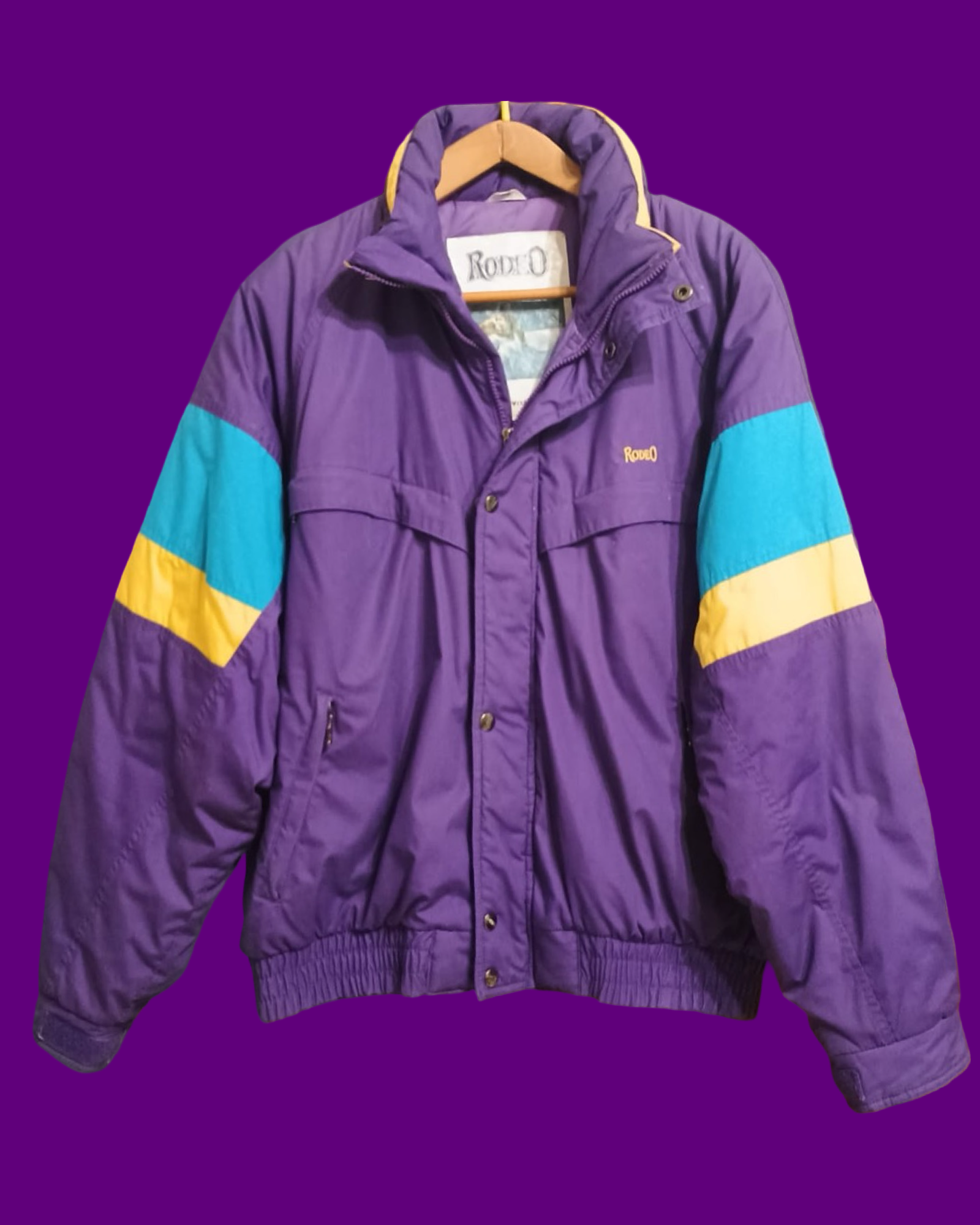 Vintage Multicolor Fantasy 90's Snow Jacket Unisex Size M