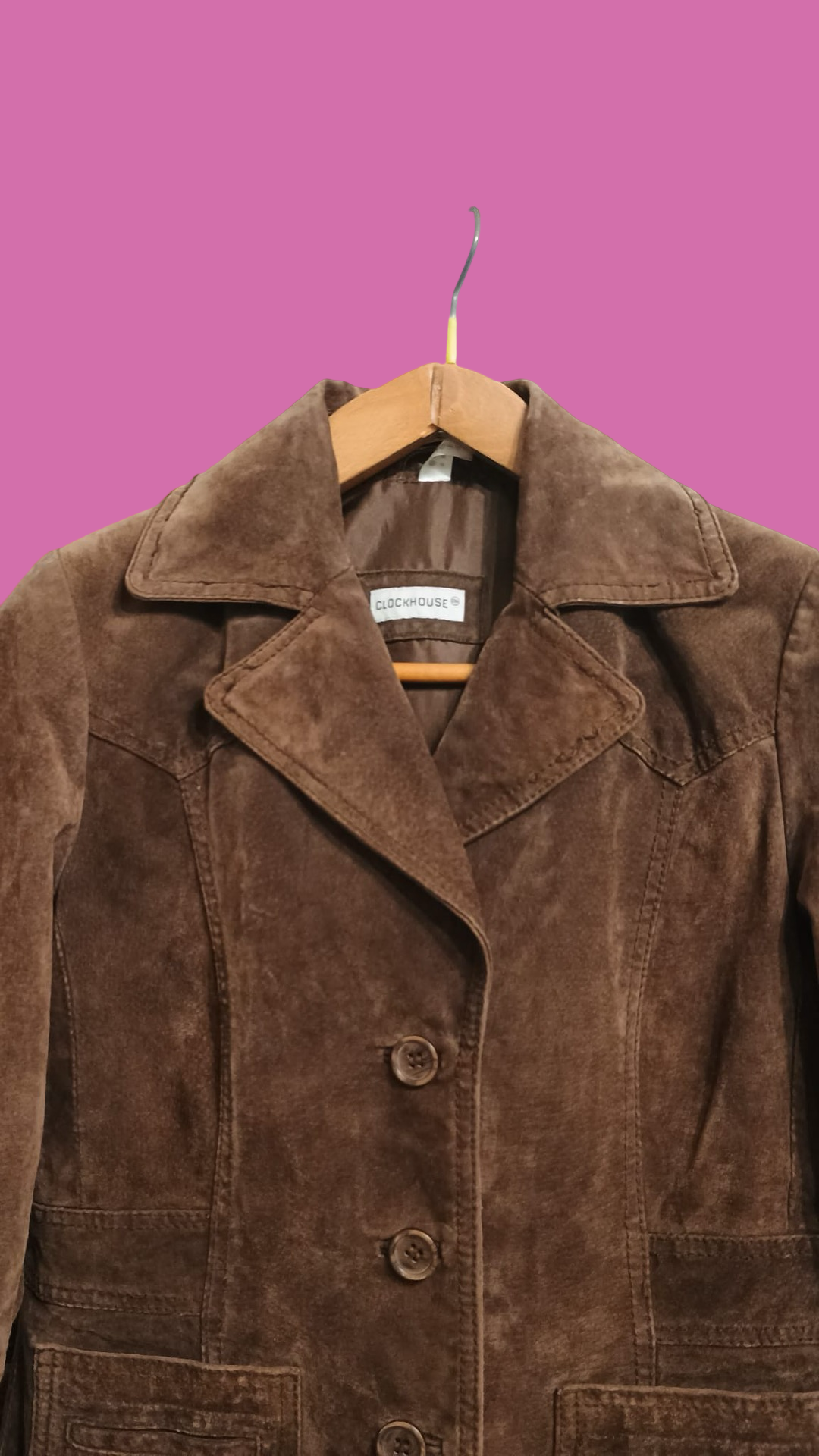 Vintage Black Fantasy 90's Spring Leather Jacket Woman Size S