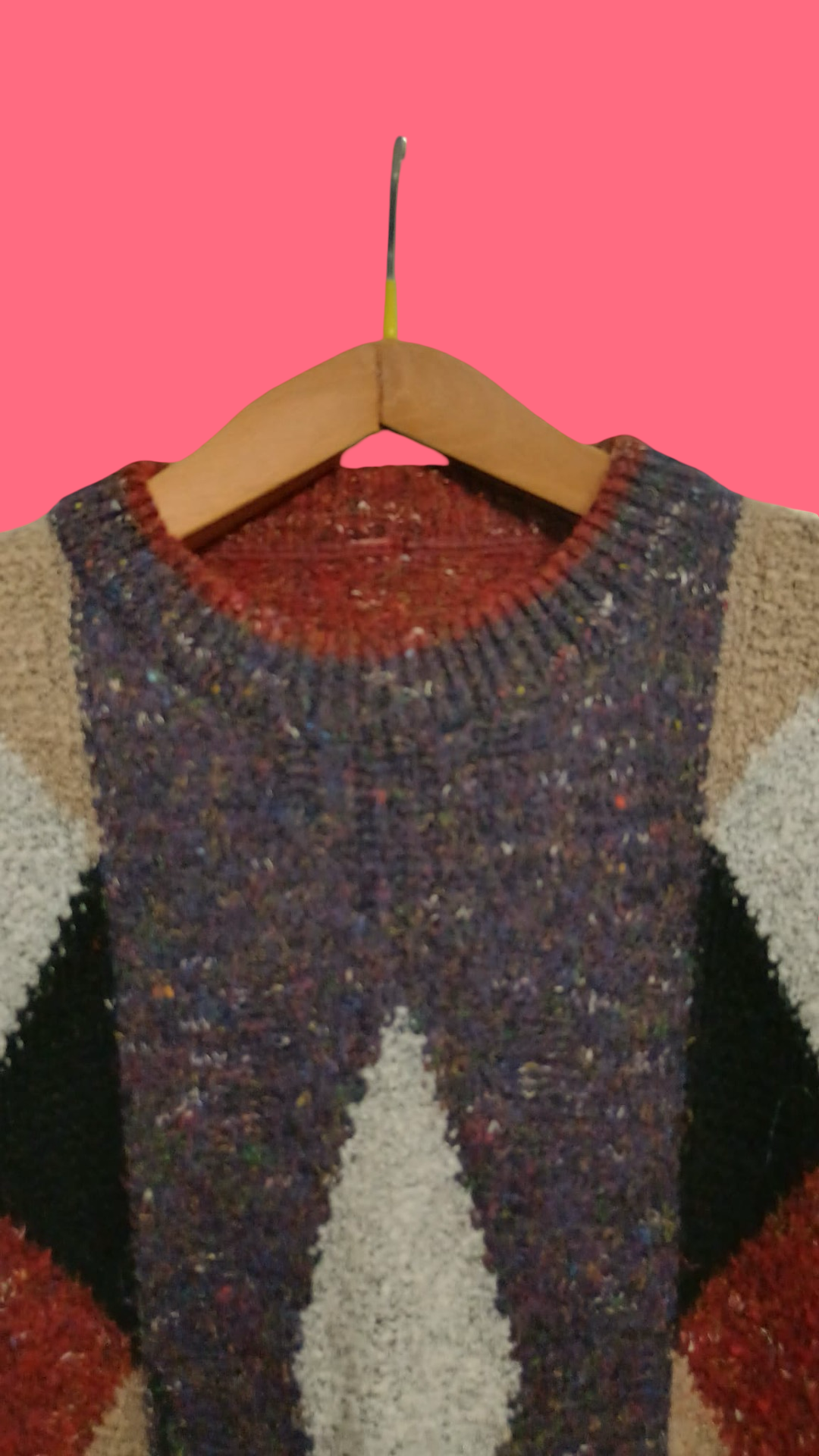 Vintage Multicolor Fantasy 90's Sweater Unisex Size M