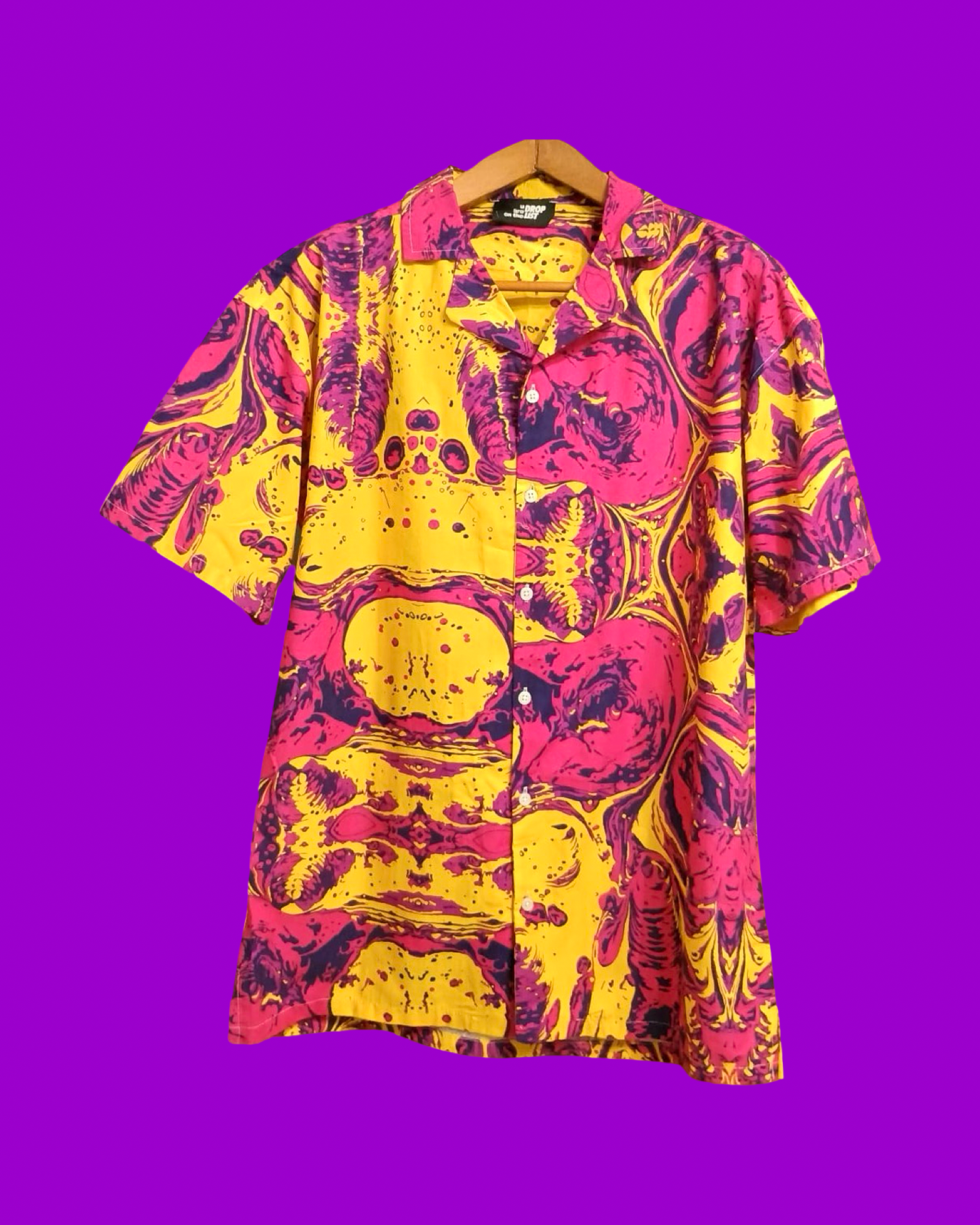 Vintage Style Multicolor Fantasy Shirt Unisex Size XL