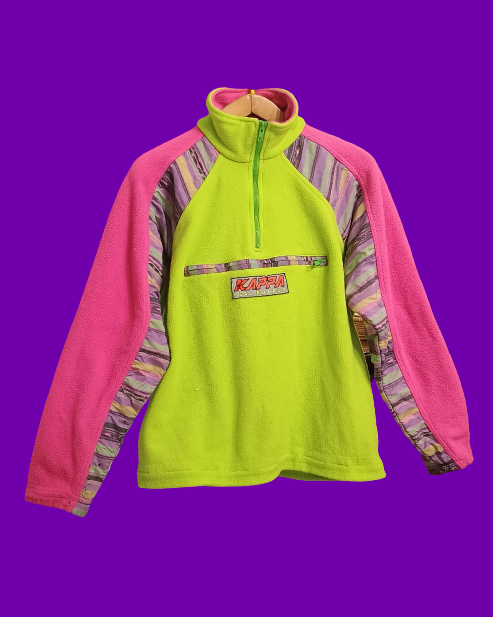 Vintage Multicolor Fantasy 90's Fleece Unisex Size S