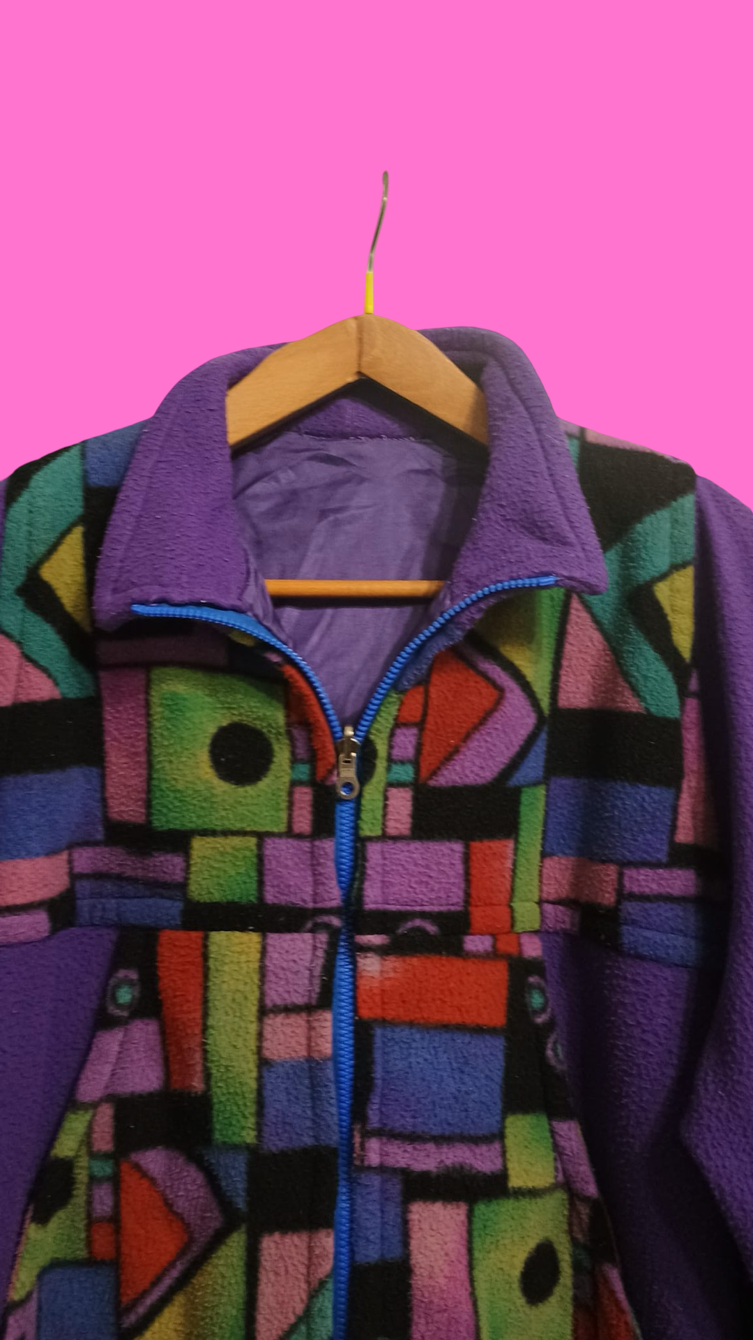 Vintage Multicolor Fantasy 90's Fleece Unisex Size XL