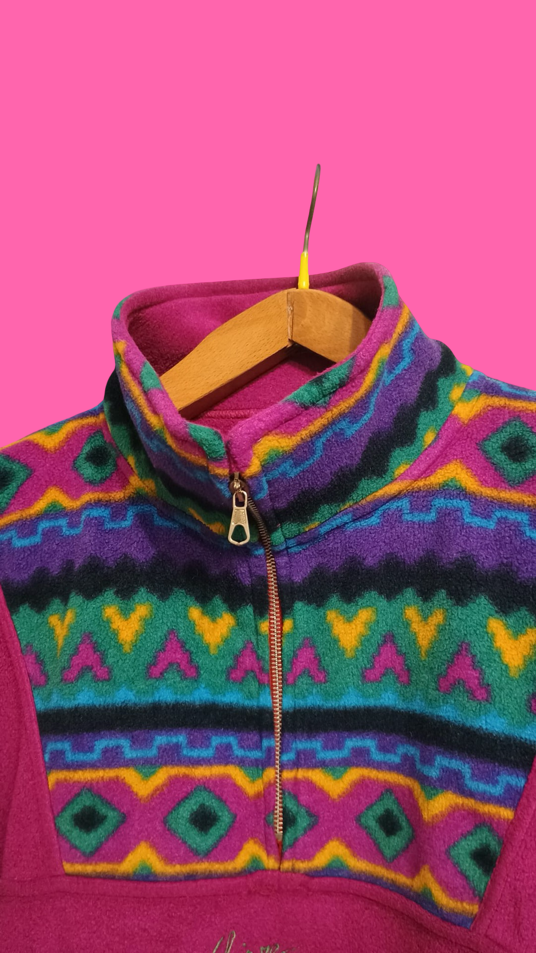 Vintage Multicolor Fantasy 90's Fleece Unisex Size XL