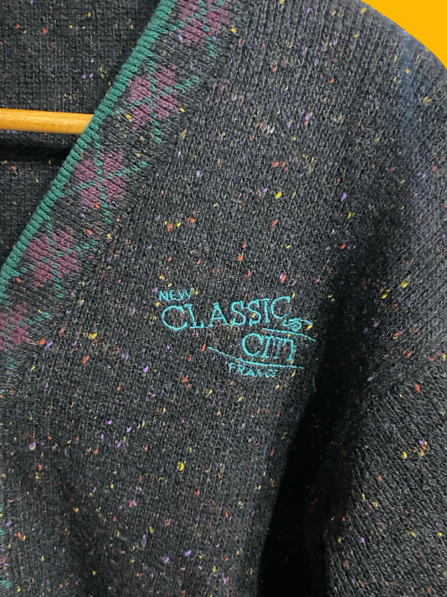 Vintage Multicolor Fantasy 90's Cardigan Unisex Size M