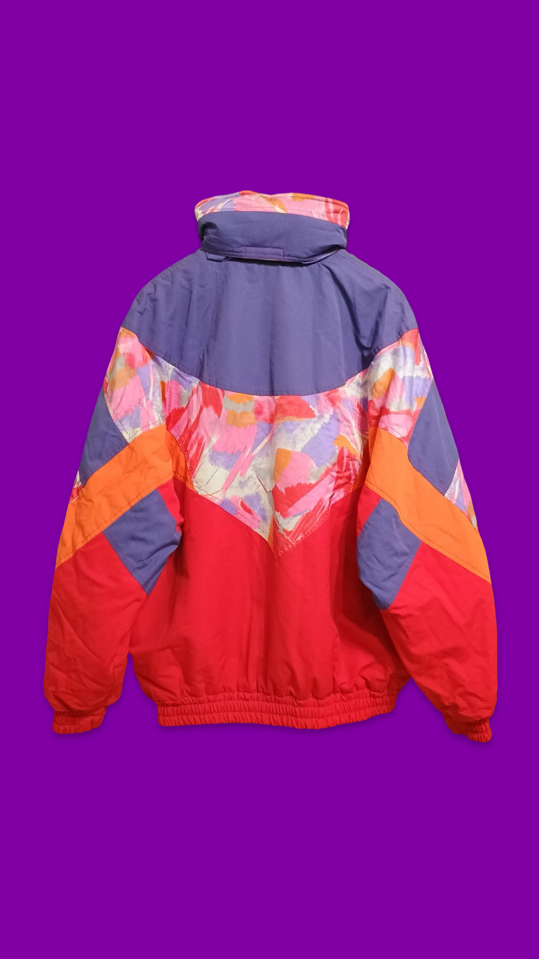 Vintage Multicolor Fantasy 90's Sergio Tacchini Snow Jacket Unisex Size XL