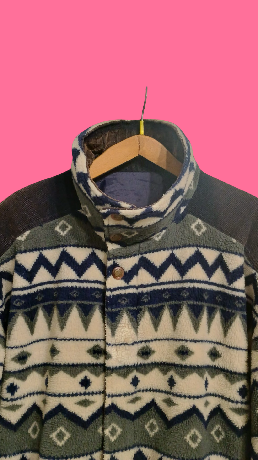 Vintage Green Fantasy 90's Coat Unisex Size XL