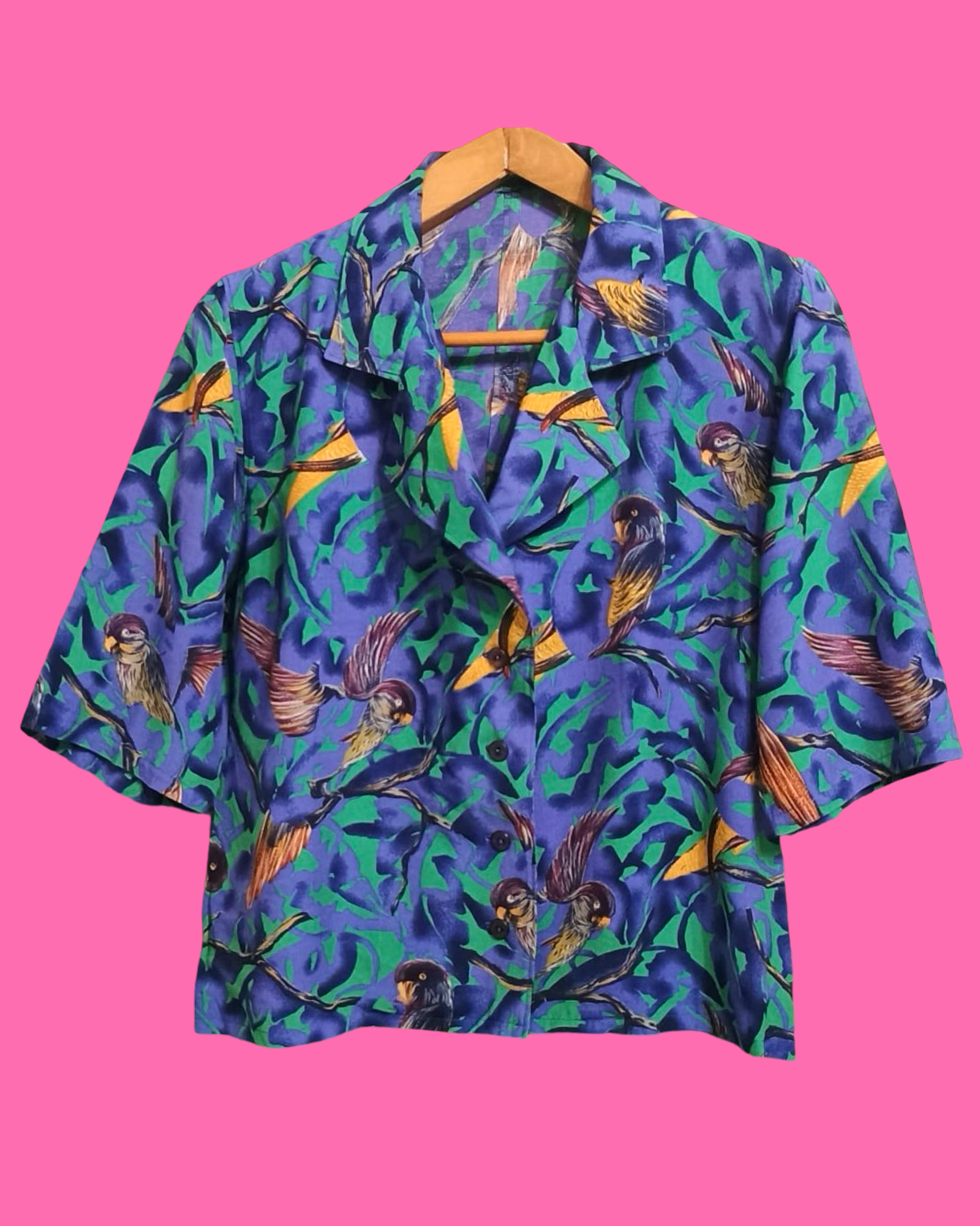 Vintage Multicolor Fantasy 90's Shirt Woman Size M