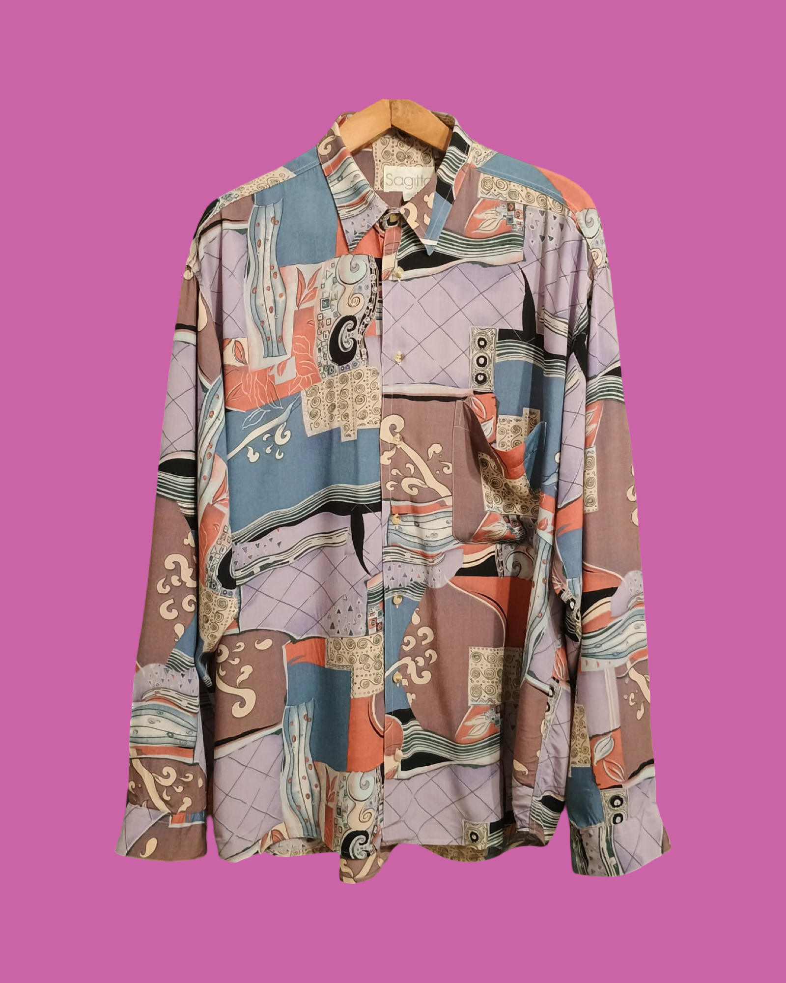 Vintage Multicolor Fantasy 90's Shirt Unisex Size XL