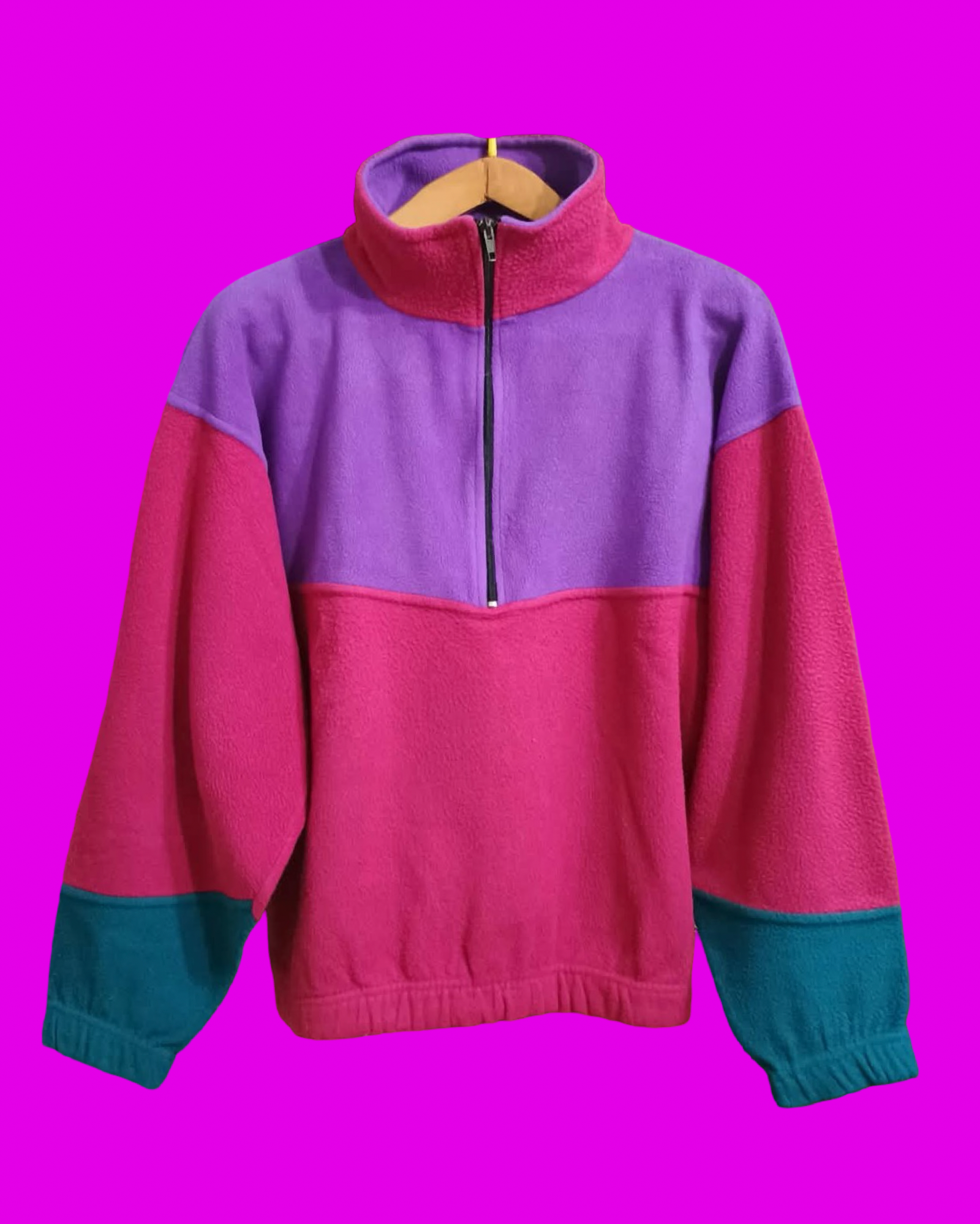 Vintage Multicolor Fantasy 90's Fleece Unisex Size M