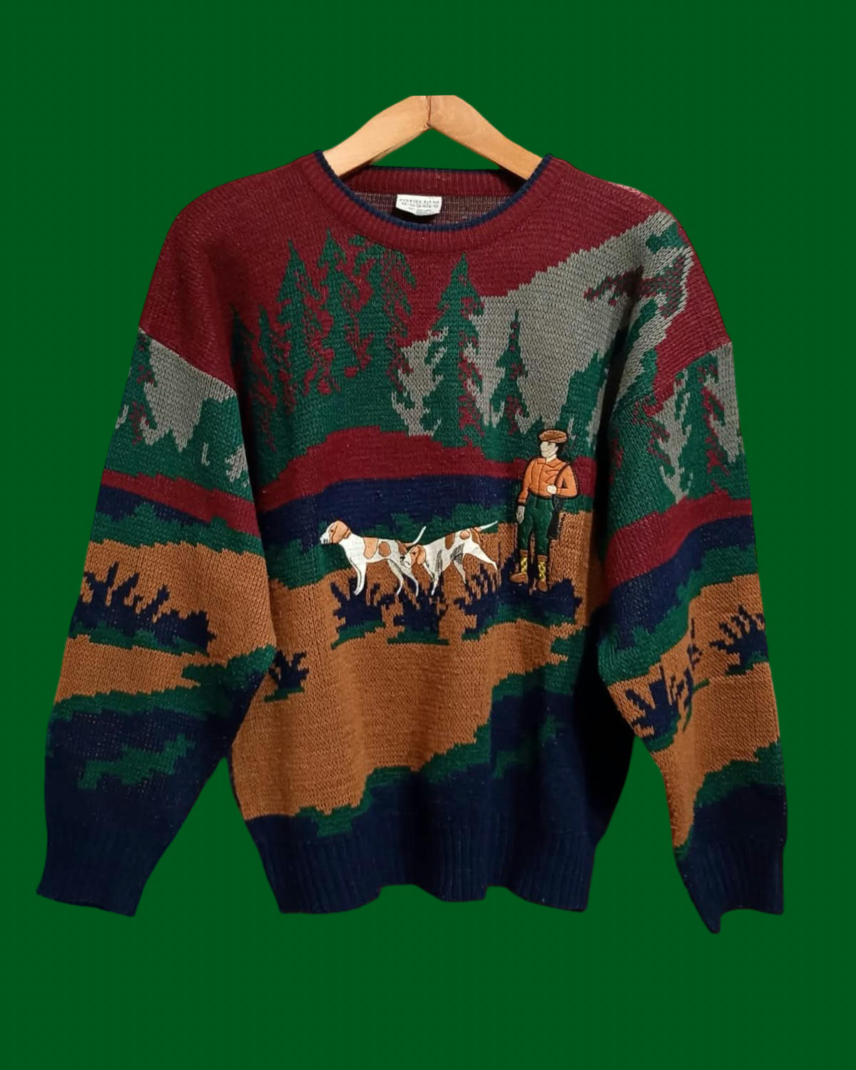 Vintage Multicolor Fantasy 90's Rare Sweater Unisex Size M
