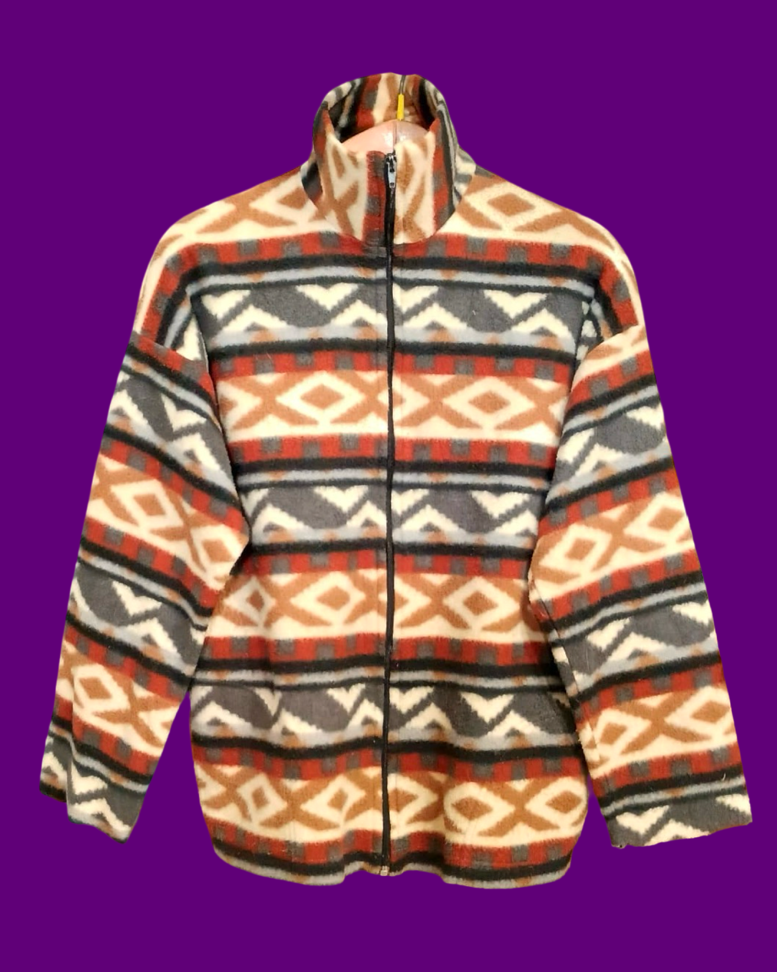 Vintage Multicolor Fantasy 90's Fleece Unisex Size M