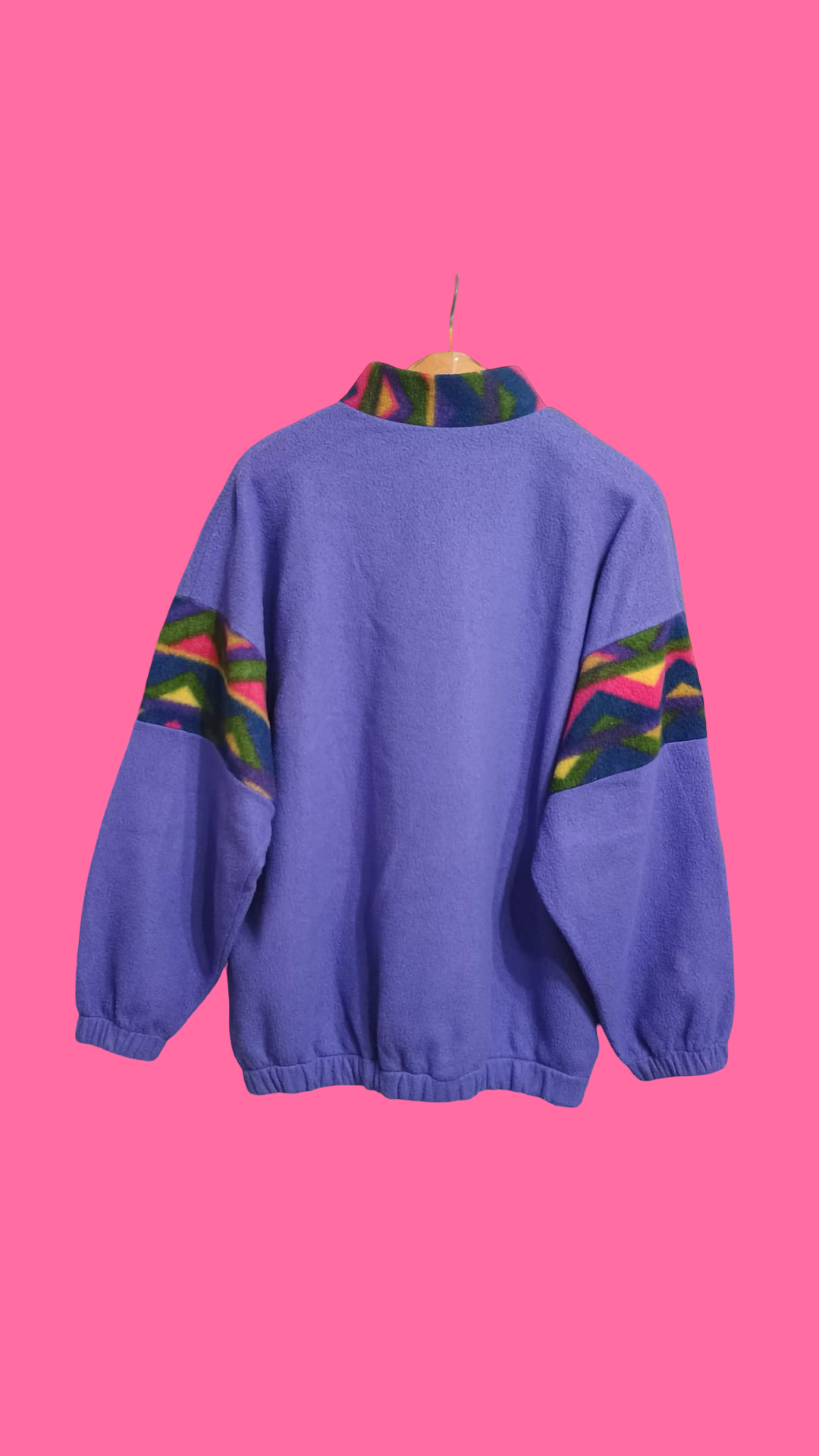 Vintage Multicolor Fantasy 90's Fleece Unisex Size L