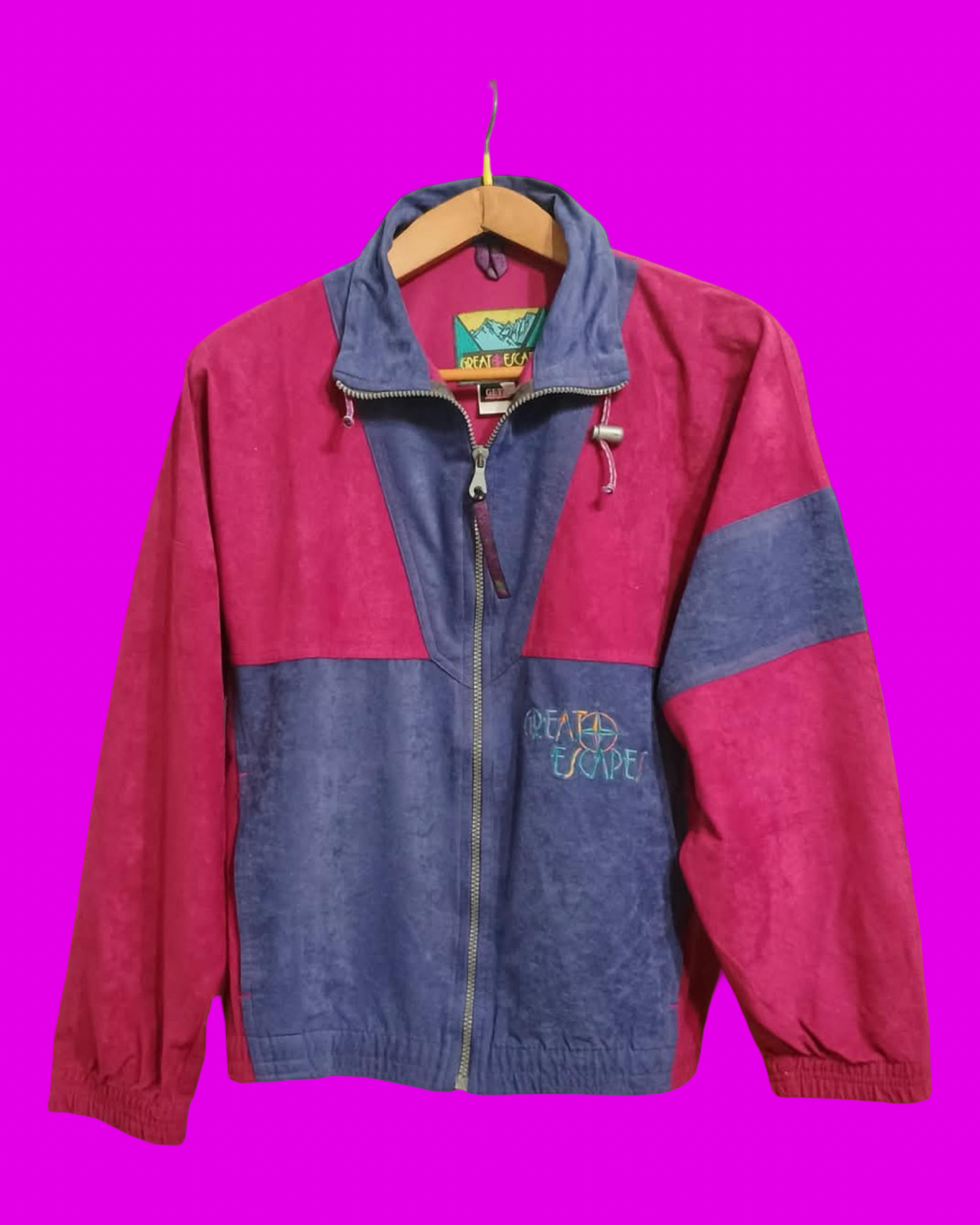 Vintage Multicolor Fantasy 90's Fleece Unisex Size M