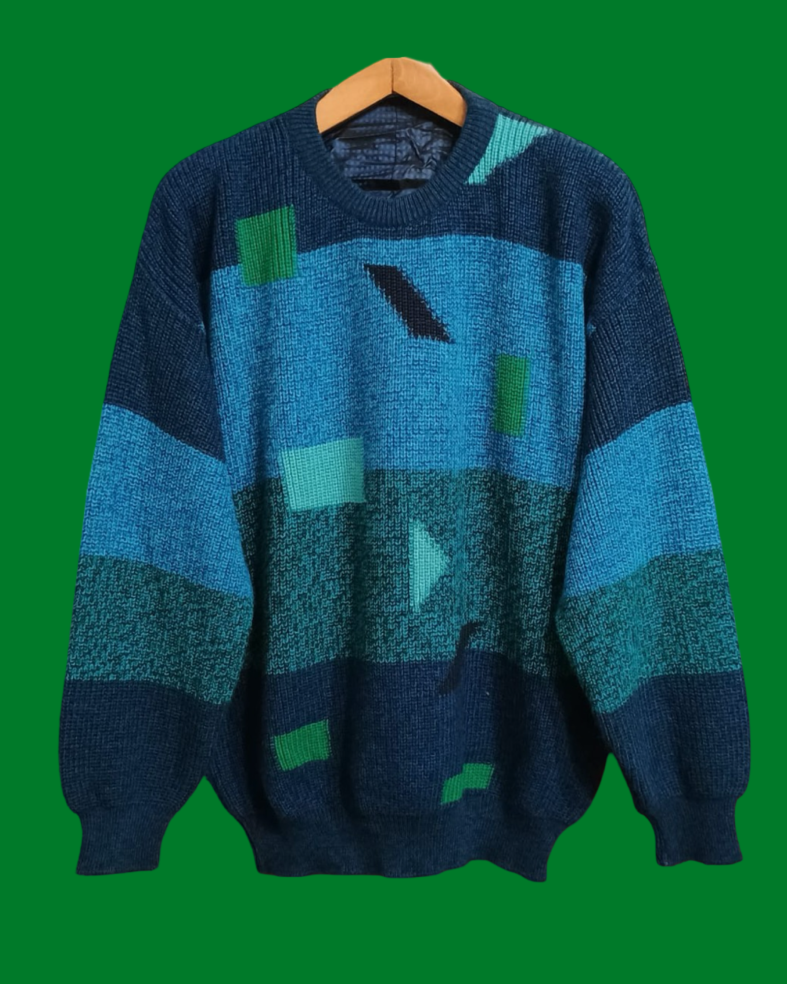 Vintage Multicolor Fantasy 90's Sweater Unisex Size L
