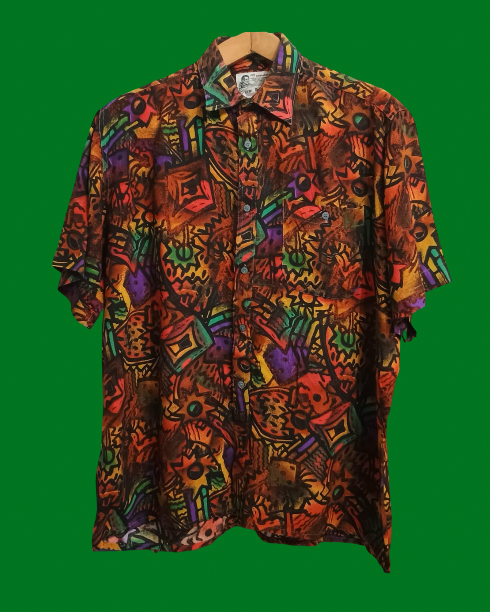 Vintage Multicolor Fantasy 90's Shirt Unisex Size M