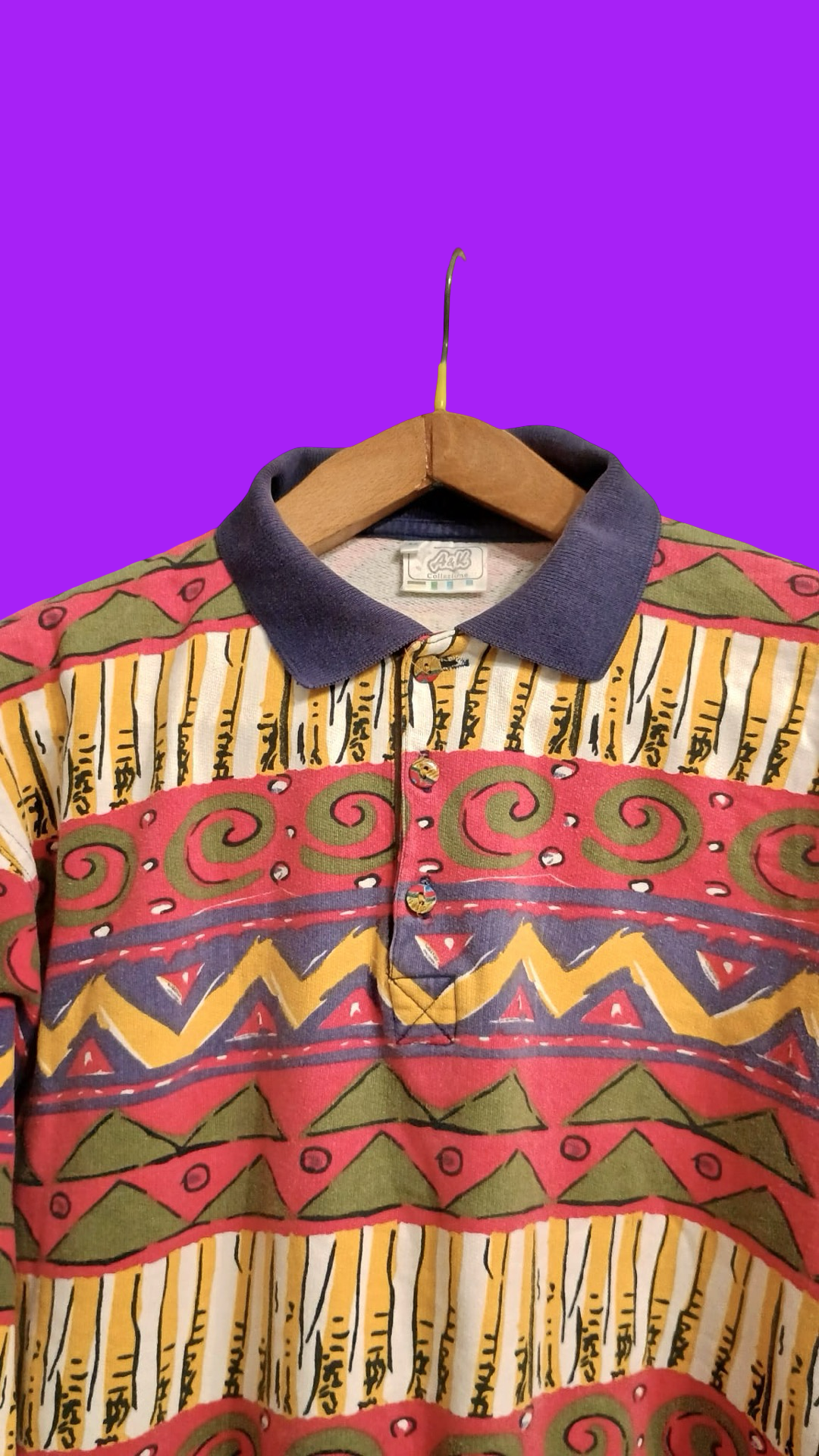 Vintage Multicolor Fantasy 90's Shirt Unisex Size M
