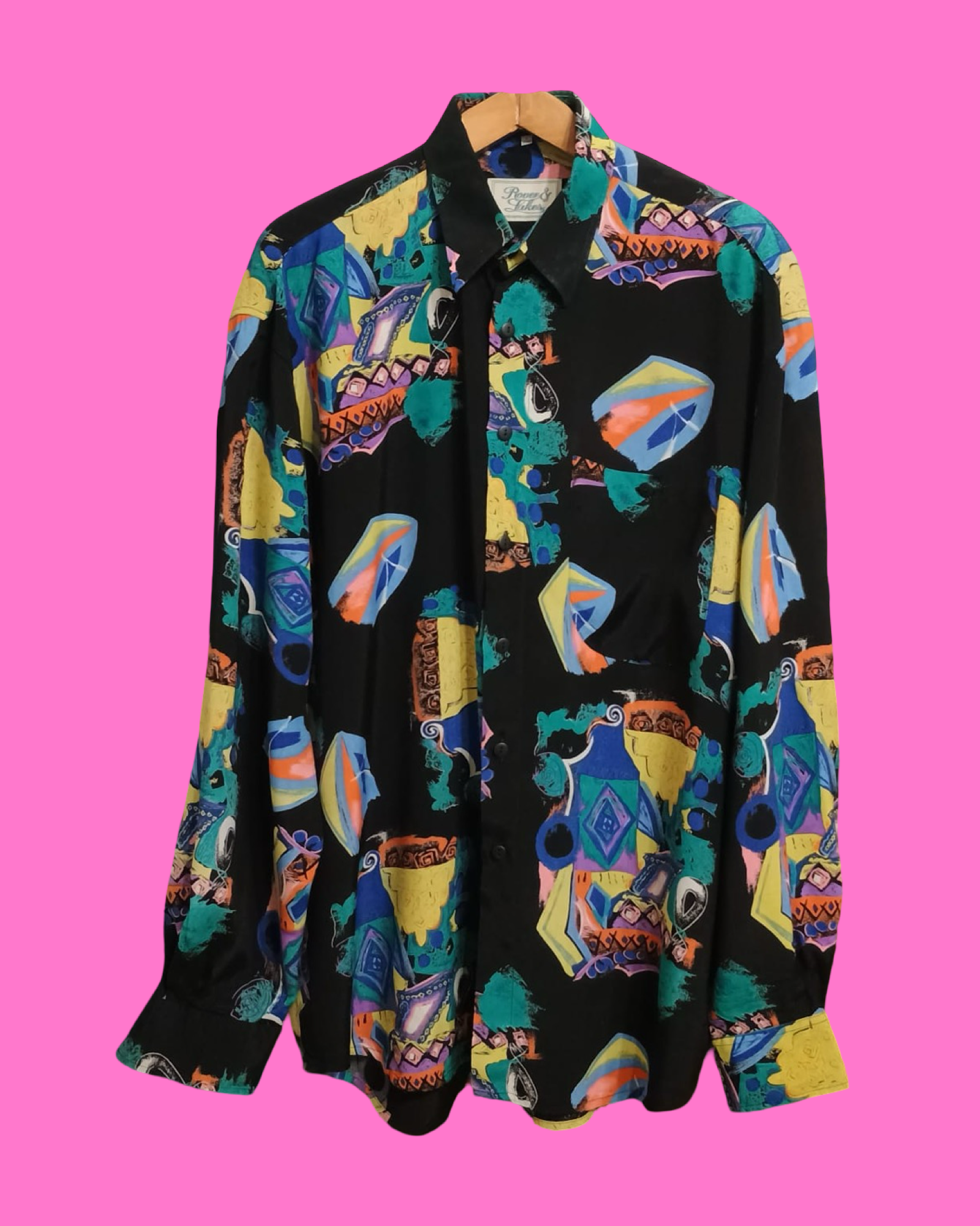 Vintage Multicolor Fantasy 90's Shirt Unisex Size L