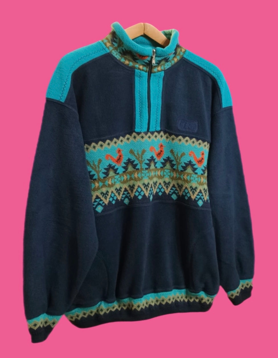 Vintage Multicolor Fantasy 90's Fleece Unisex Size XL