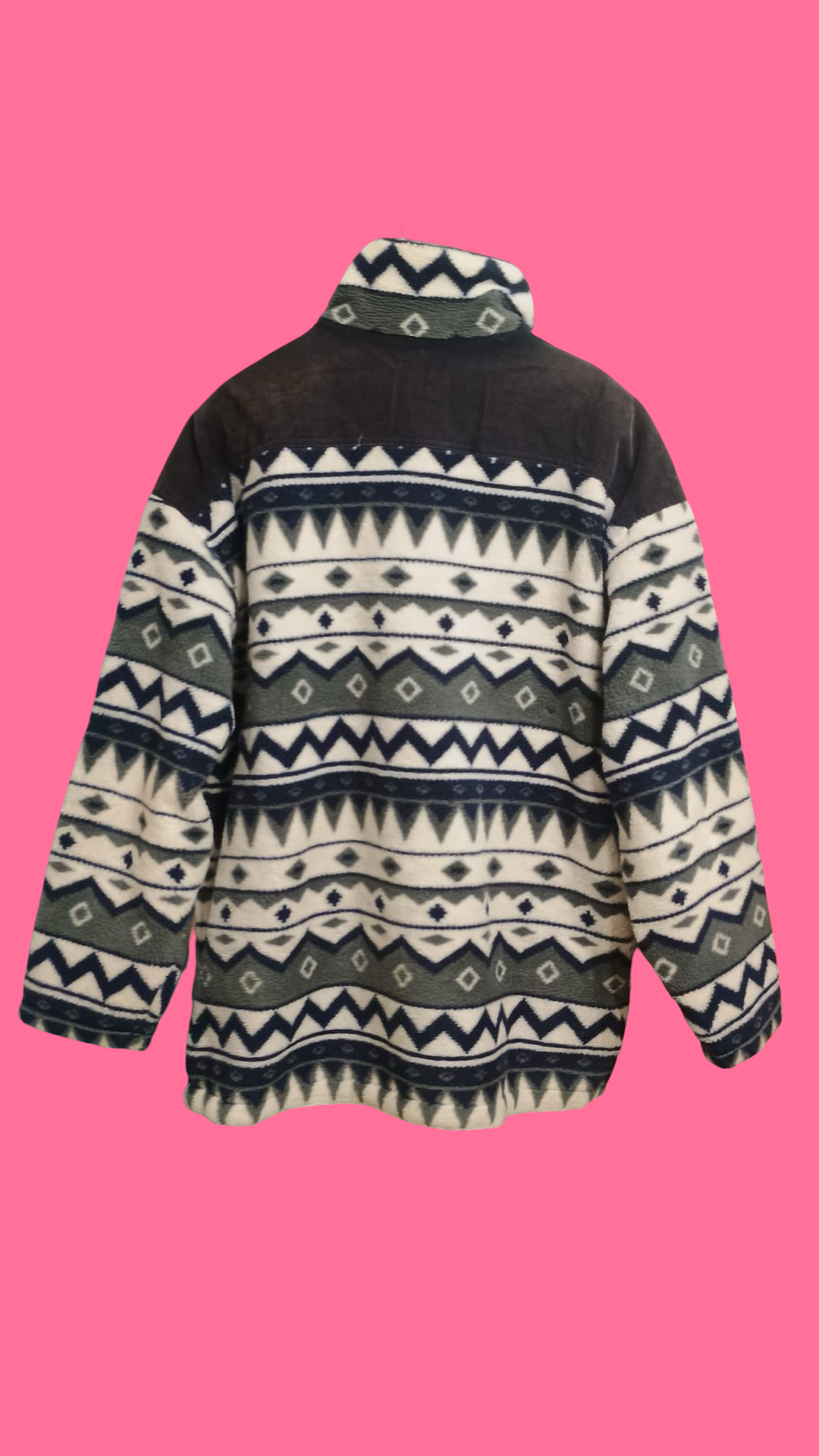 Vintage Green Fantasy 90's Coat Unisex Size XL