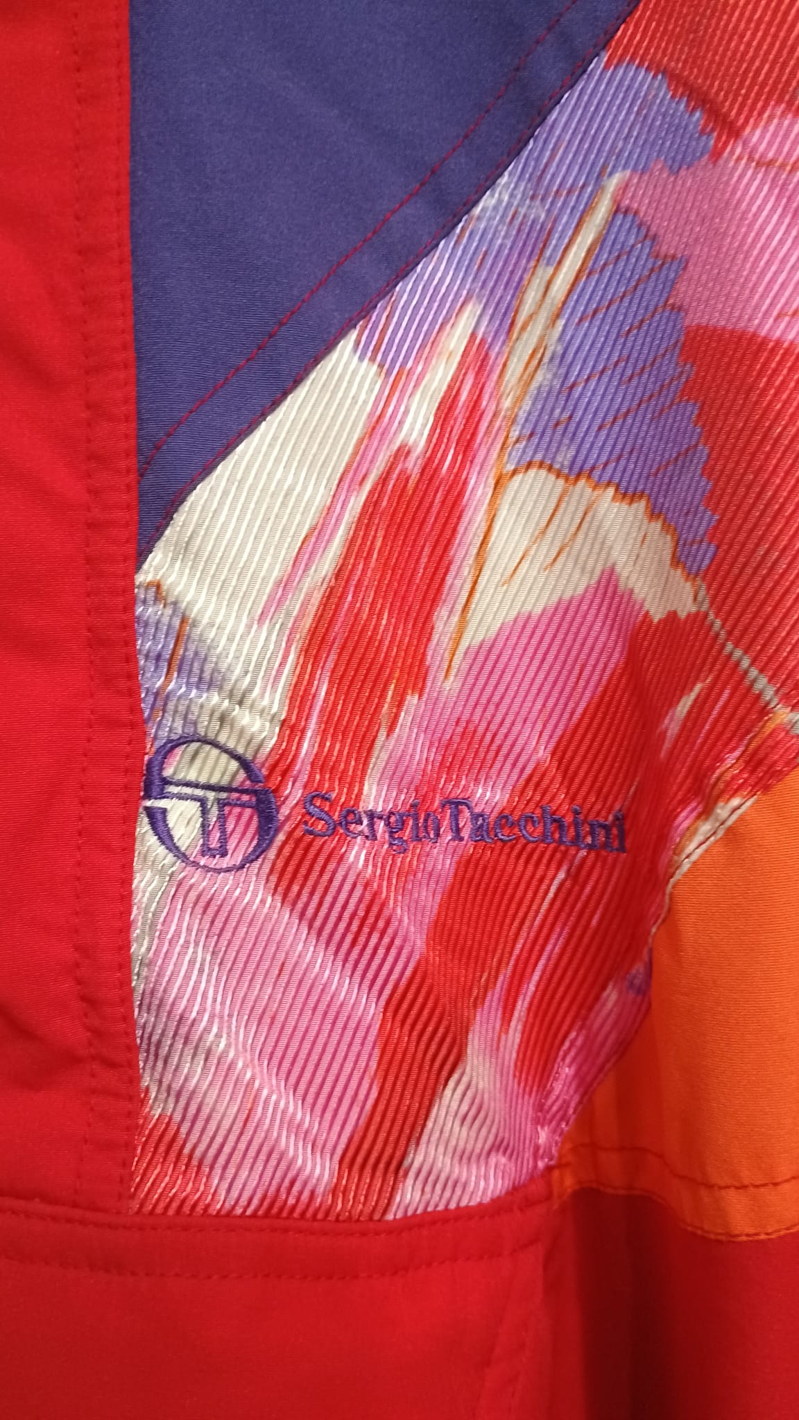 Vintage Multicolor Fantasy 90's Sergio Tacchini Snow Jacket Unisex Size XL