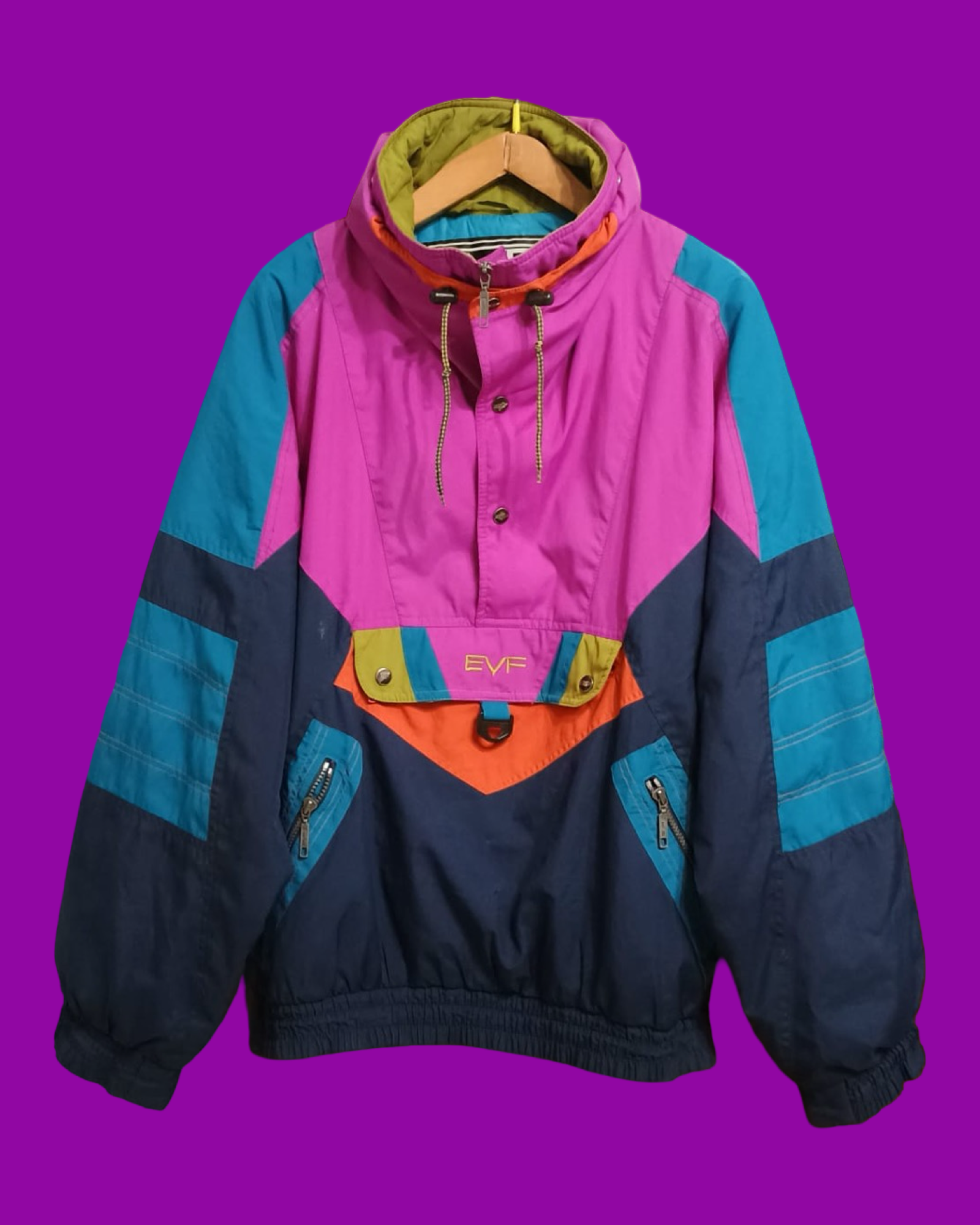 Vintage Multicolor Fantasy 90's Snow Jacket Unisex Size L