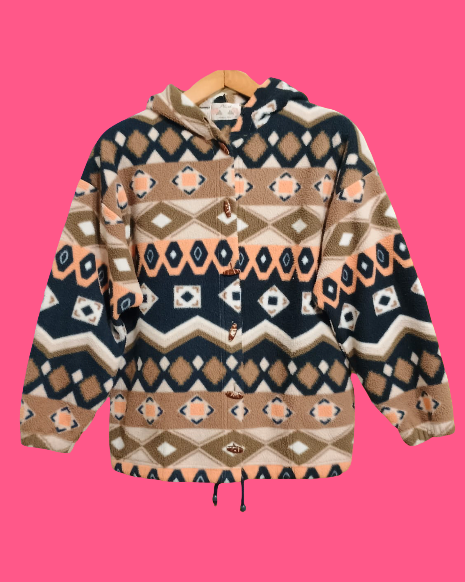 Vintage Multicolor Fantasy 90's Sweatshirt Woman Size M