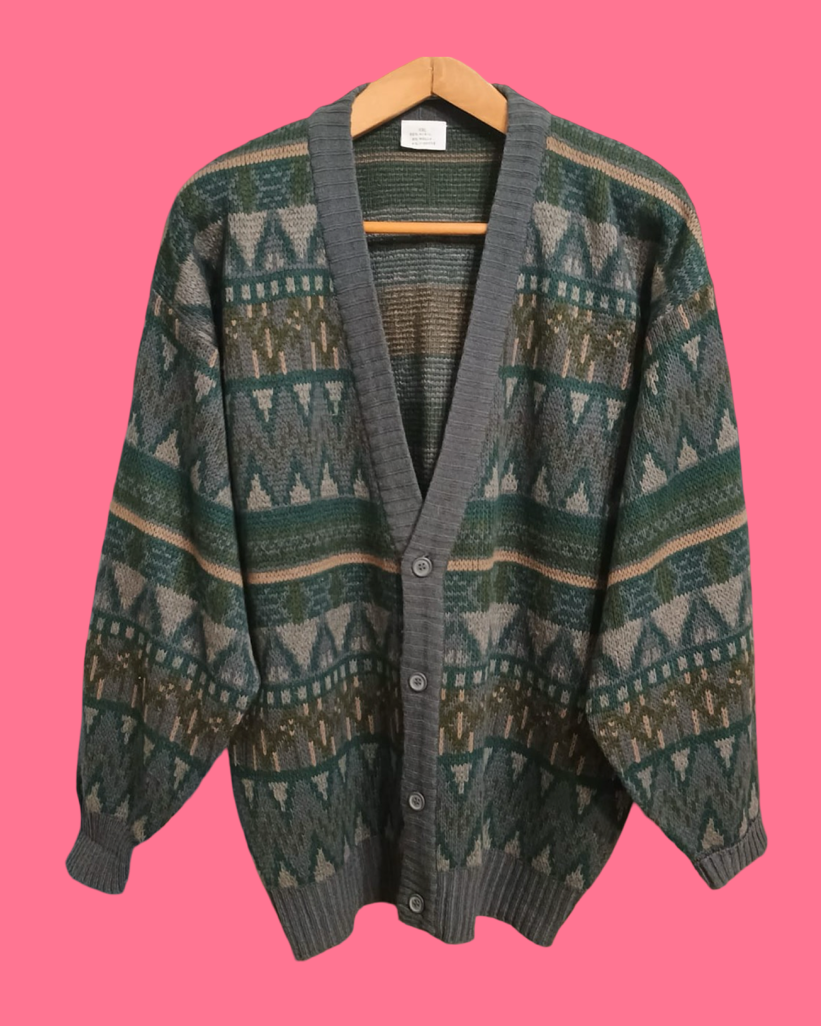 Vintage Multicolor Fantasy 90's Sweater Unisex Size XL