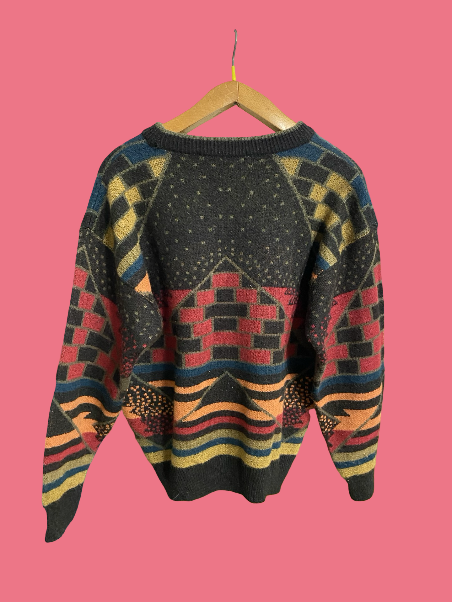 Vintage Multicolor Fantasy 90's Cardigan Unisex Size S