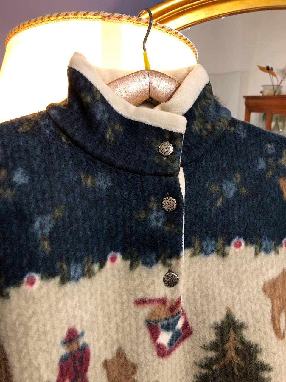 vintage Multicolor Fantasy Rare 90's Pile Sweatshirt Unisexe