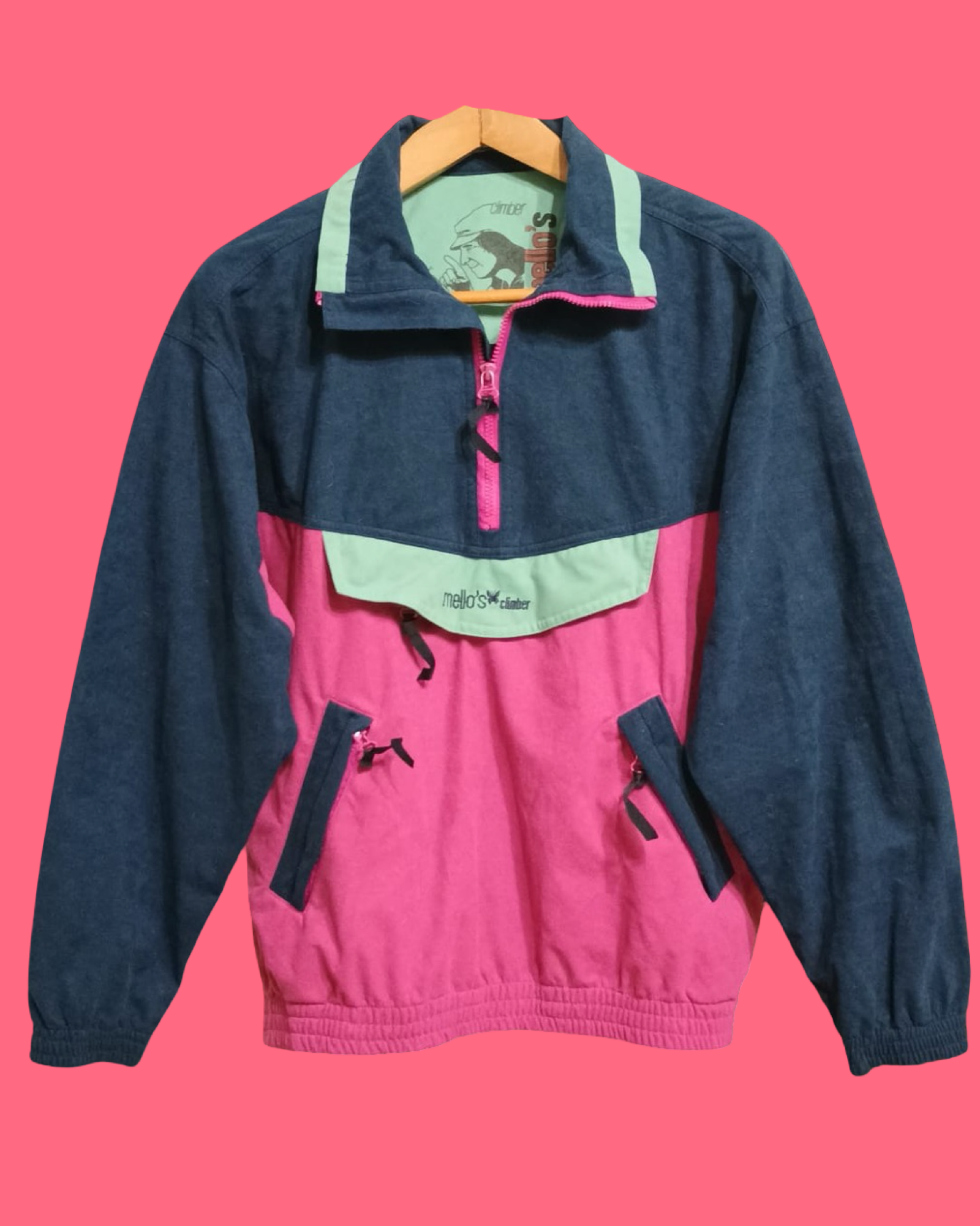 Vintage Multicolor Fantasy 90's Sweatshirt Unisex Size M